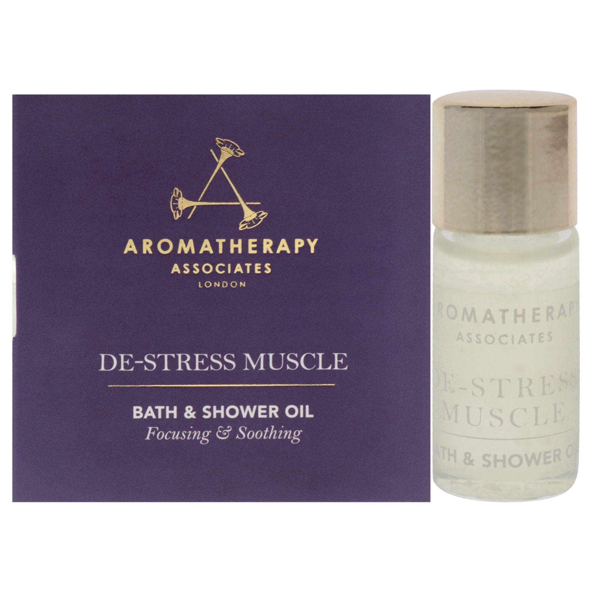 De-Stress Muscle Bath and Shower Oil by Aromatherapy Associates for Unisex - 0.1 oz Shower Oil, See Description, hi-res image number 0