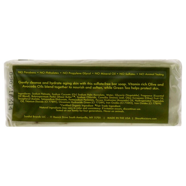 Shea Moisture Olive & Green Tea Shea Butter Soap-Anti Aging & Ultra Moisturizing by Shea Moisture for Unisex - 8 oz Soap, NA, alternate image number null