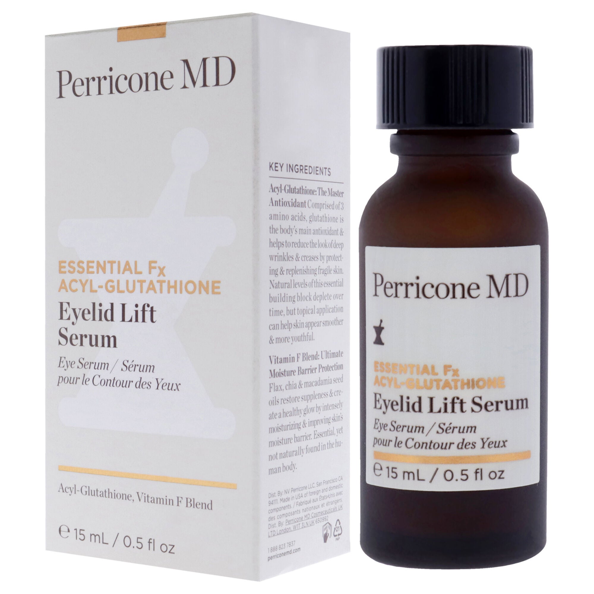 Essential FX Acyl-Glutathione Eyelid Lift Serum by Perricone MD for Unisex - 0.5 oz Serum, See Description, alternate image number 3