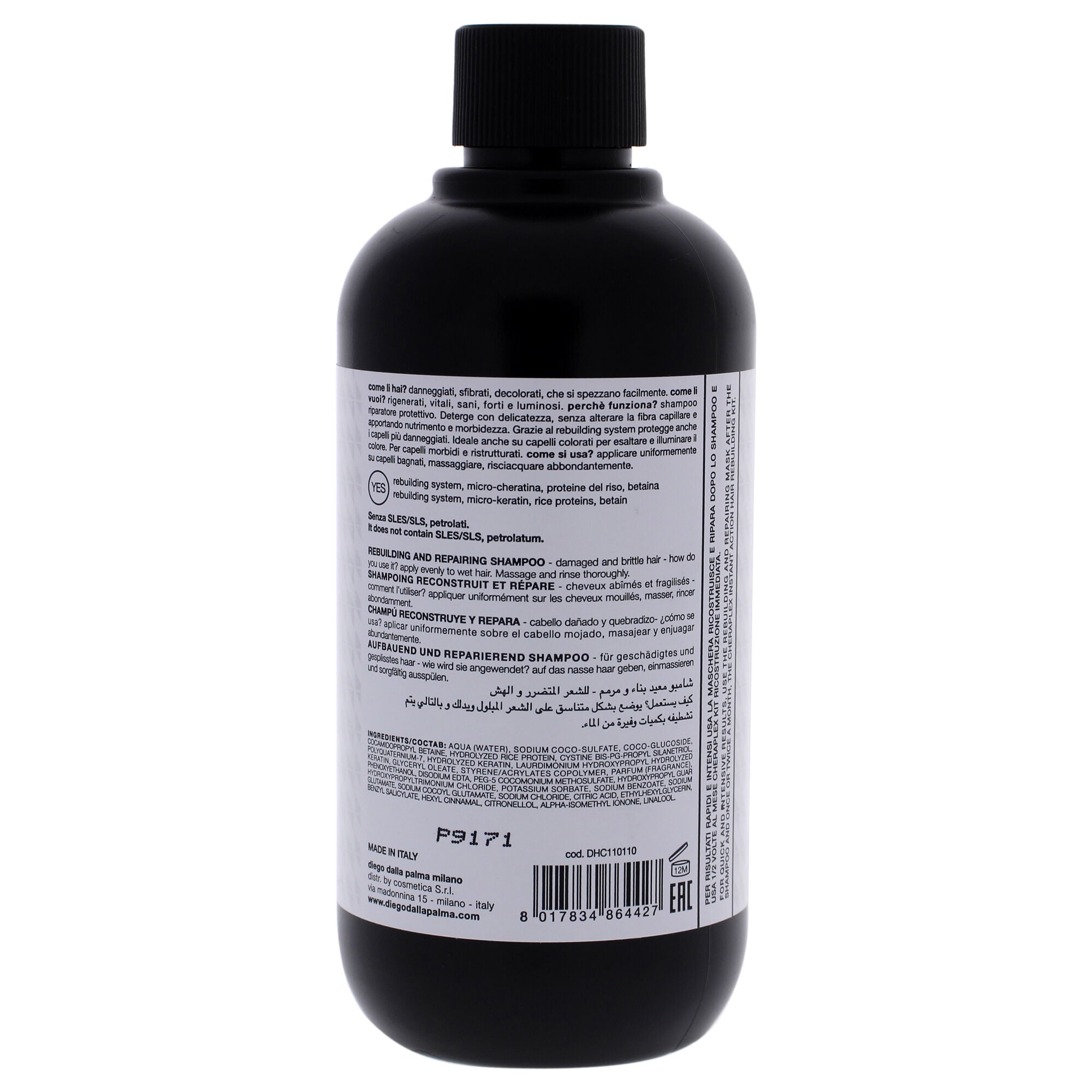 Cheraplex Rebuilding and Repairing Shampoo by Diego Dalla Palma for Unisex - 8.5 oz Shampoo, , alternate image number 3