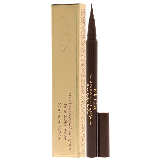 Stay All Day Waterproof Liquid Eye Liner - Dark Brown by Stila for Women - 0.016 oz Eyeliner, NA, alternate image number null