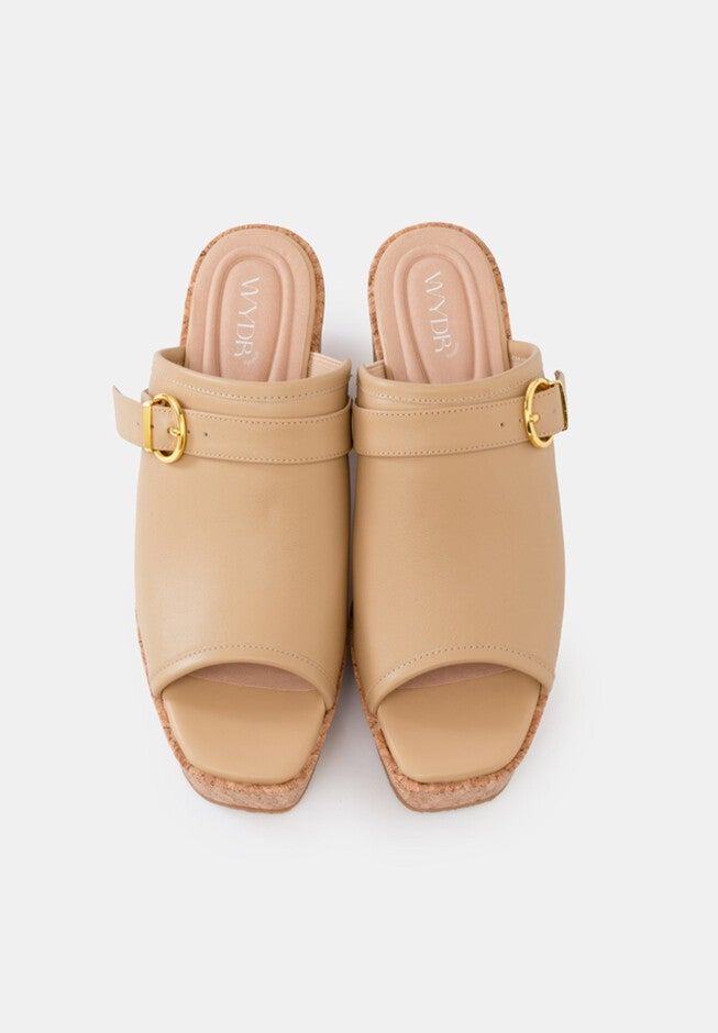 Sabina Clog Mules, Honey / Yellow, alternate image number 2