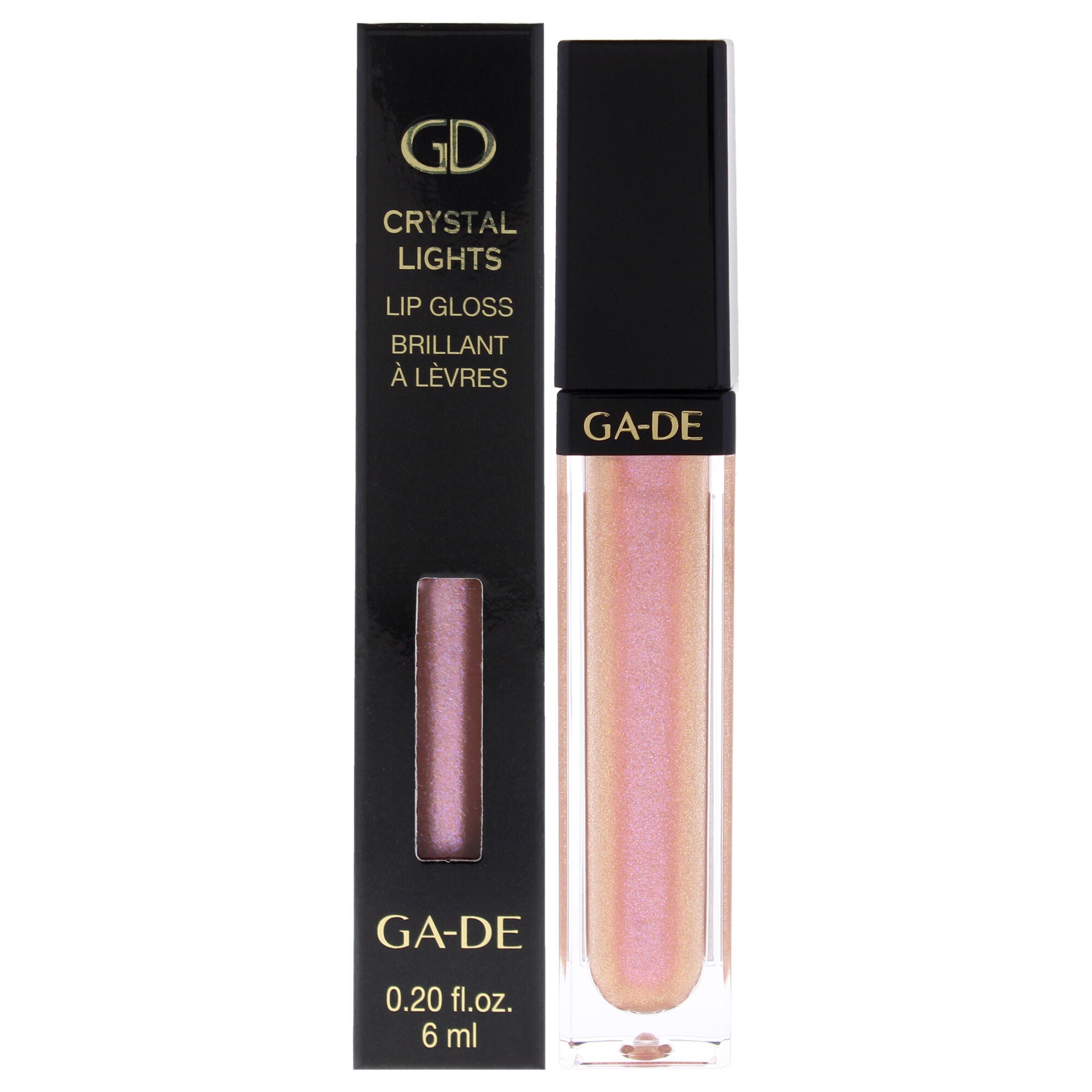 Crystal Lights Lip Gloss - 800 Pink Unicorn by GA-DE for Women - 0.2 oz Lip Gloss, See Description, hi-res image number 0