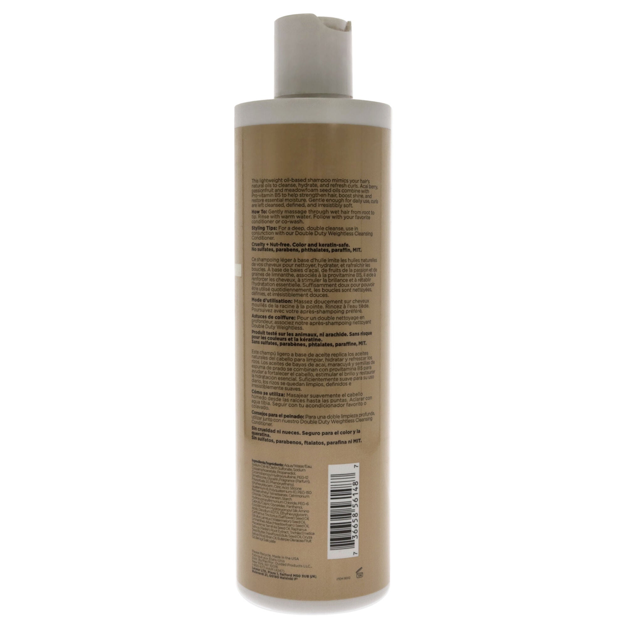 Curl Shaper Good As New Moisture Restoring Shampoo by Ouidad for Unisex - 12 oz Shampoo, , alternate image number 3