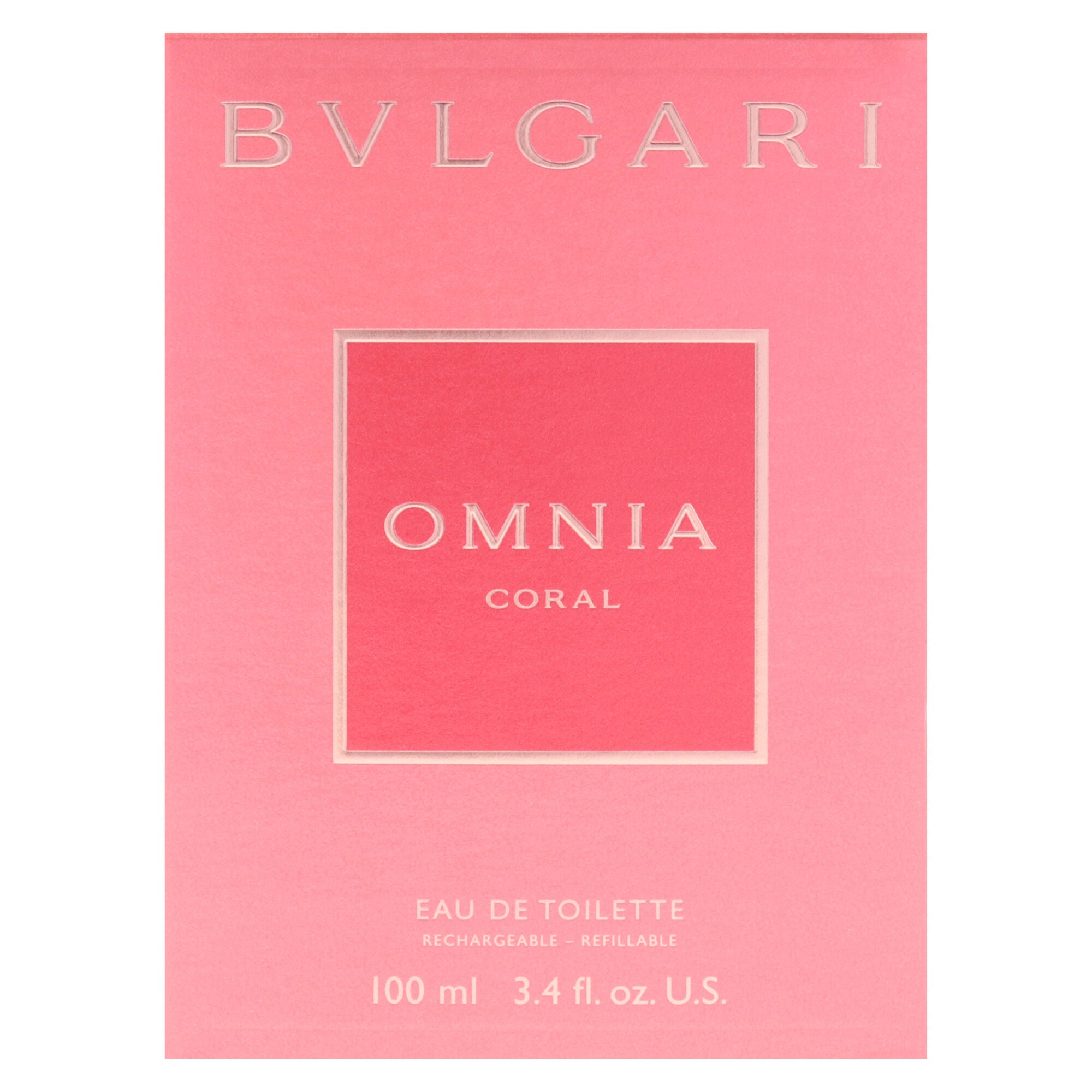 Bvlgari Omnia Coral by Bvlgari for Women - 3.4 oz EDT Spray (Refillable), Clear, alternate image number 4