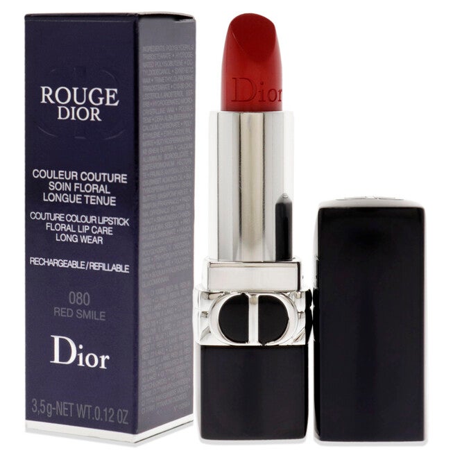 Rouge Dior Couture Lipstick Satin - 080 Red Smile by Christian Dior for Women - 0.12 oz Lipstick (Refillable), , alternate image number 7