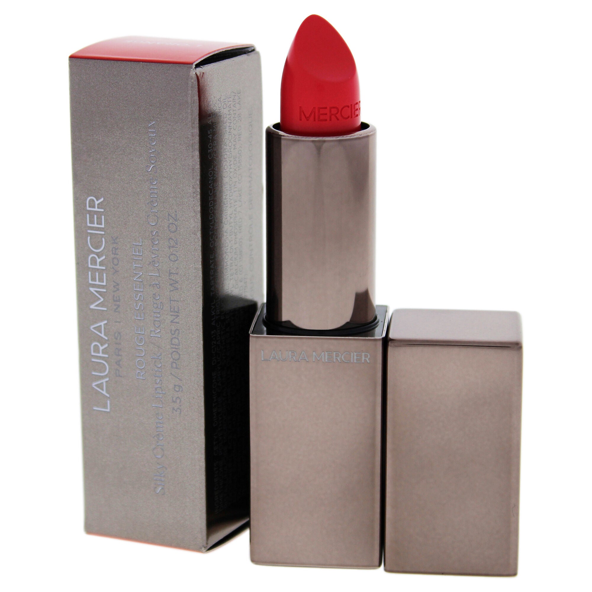 Rouge Essentiel Silky Creme Lipstick - LOrange by Laura Mercier for Women - 0.12 oz Lipstick, , alternate image number 7