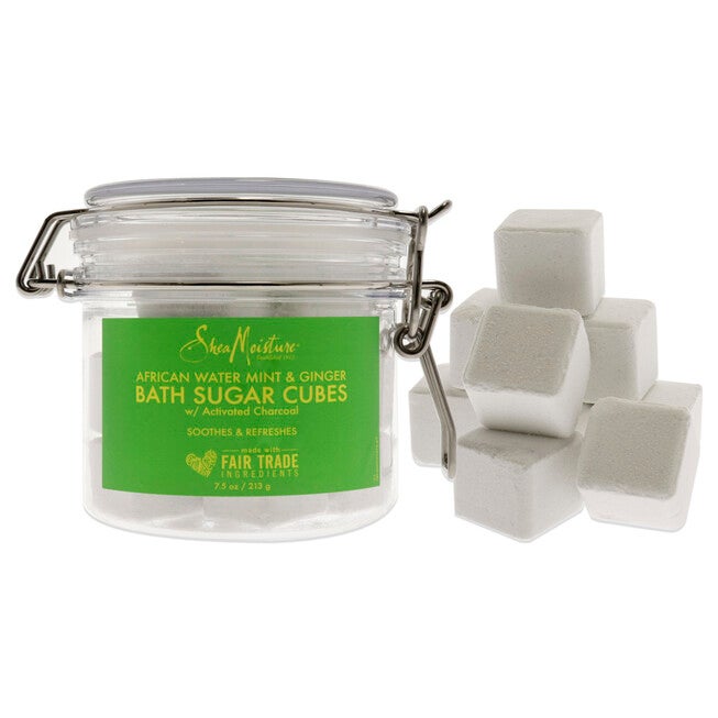 African Water Mint and Ginger Bath Sugar Cubes by Shea Moisture for Unisex - 7.5 oz Bath Soak, , alternate image number 4