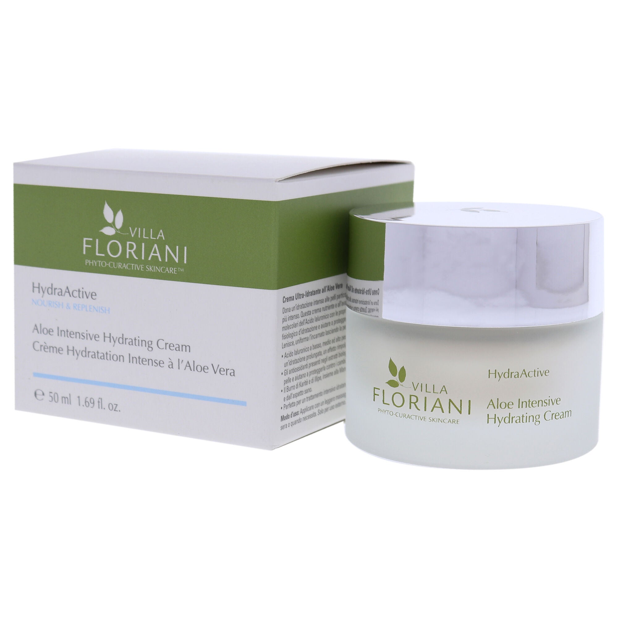 Intensive Hydrating Cream - Aloe by Villa Floriani for Women - 1.69 oz Cream, , alternate image number 8