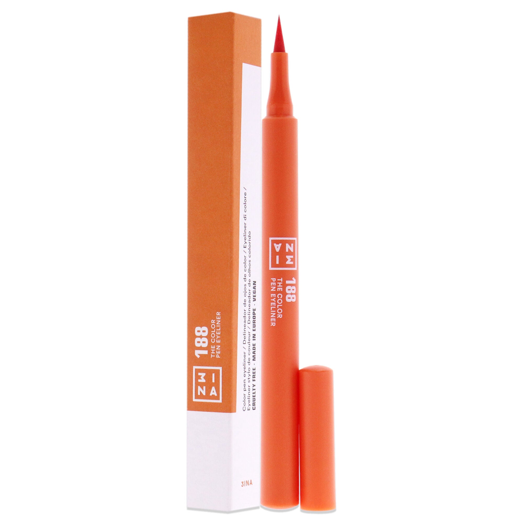The Color Pen Eyeliner - 188 Orange by 3INA for Women - 0.034 oz Eyeliner, , alternate image number 7