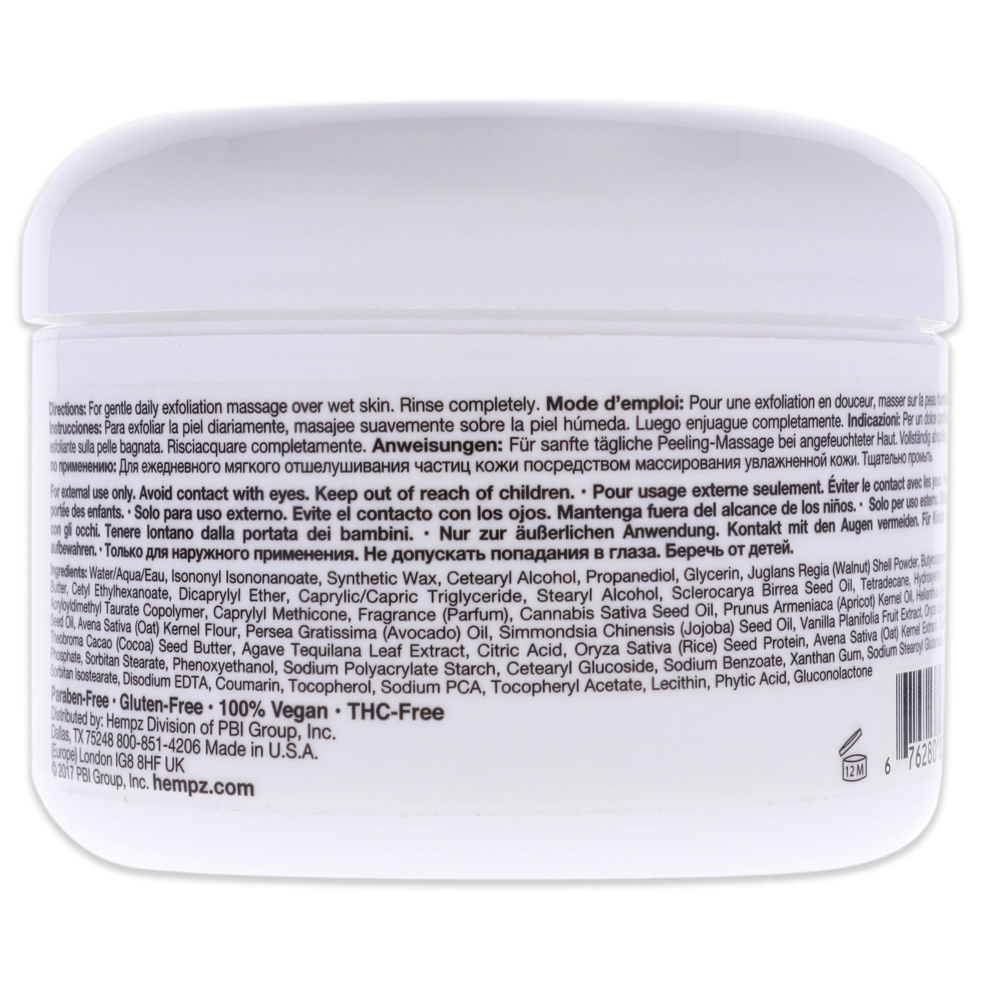 AromaBody Milk and Honey Herbal Body Exfoliating Whip by Hempz for Unisex - 7.3 oz Body Cream, , alternate image number 3