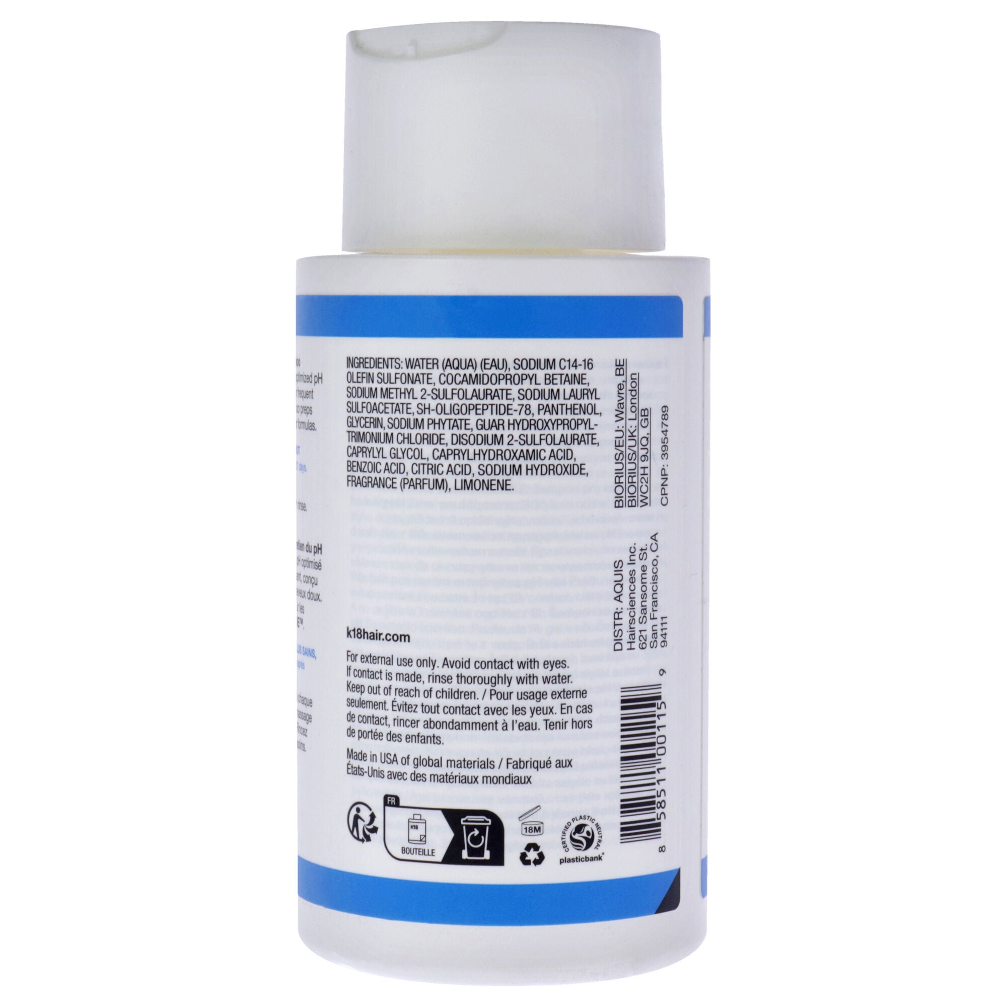 Peptide Prep pH Maintenance Shampoo by K18 Hair for Unisex - 8.5 oz Shampoo, , alternate image number 3