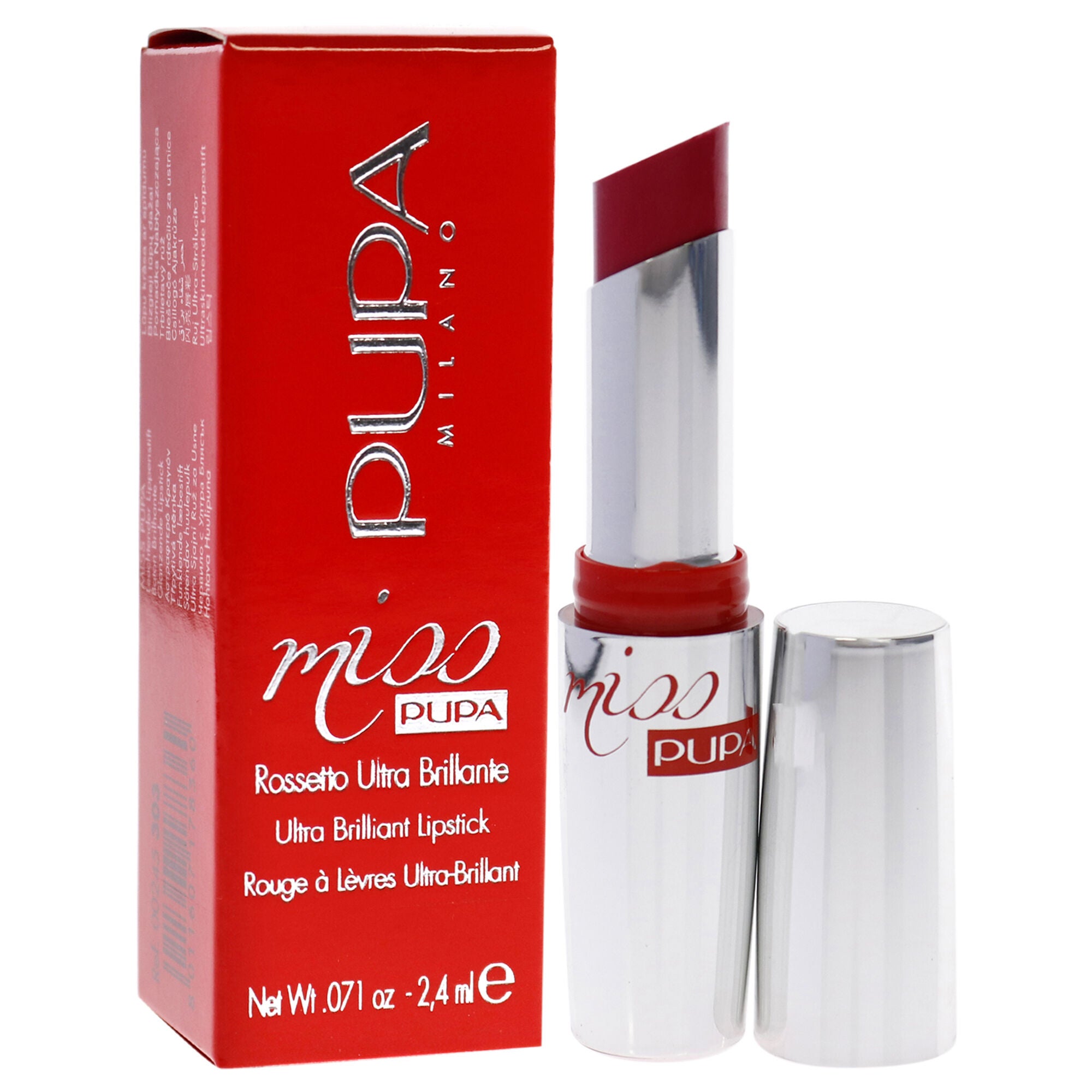 Miss Pupa Ultra Brilliant Lipstick - 303 Haute Couture Fuchsia by Pupa Milano for Women - 0.071 oz Lipstick, , alternate image number 6