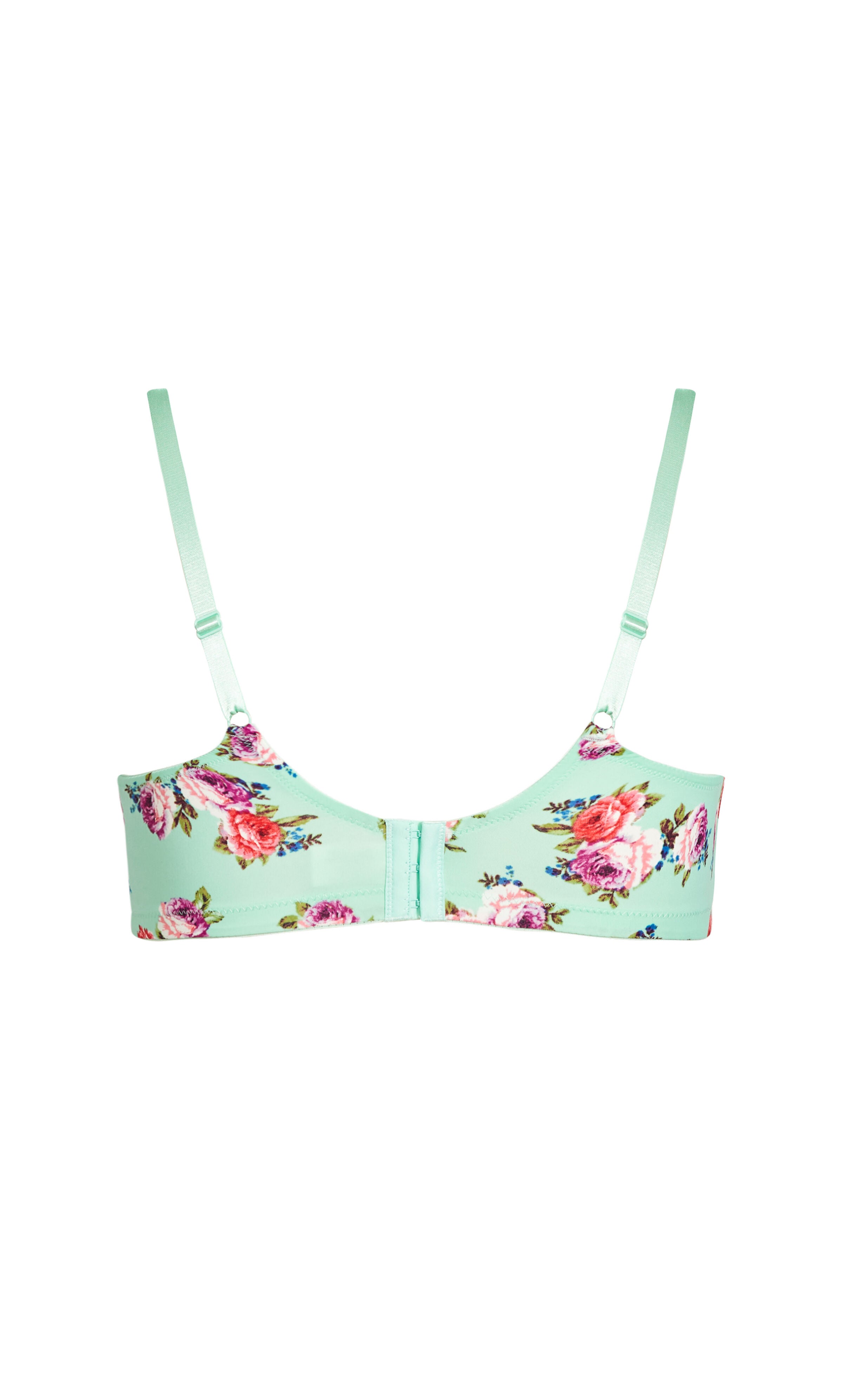Fashion Soft Caress Bra - mint floral, , alternate image number 3