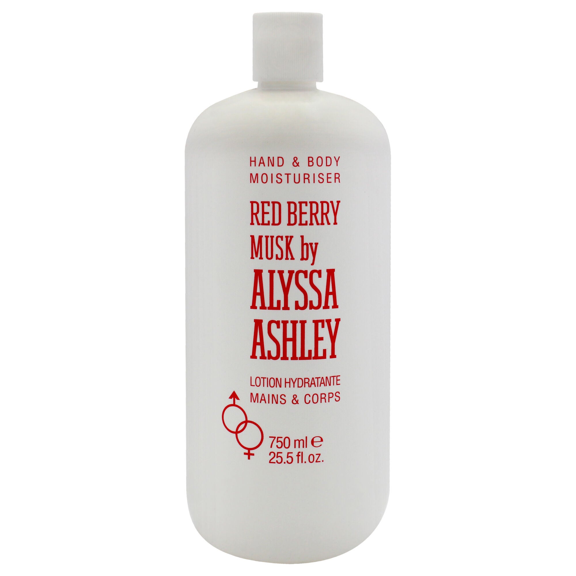 Red Berry Musk Hand and Body Moisturiser by Alyssa Ashley for Unisex - 25.5 oz Body Lotion, See Description, hi-res image number 0