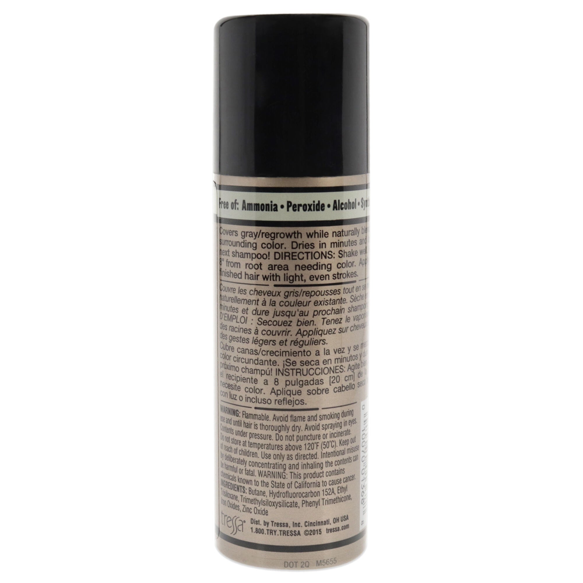 Watercolors Root Concealer - Platinum by Tressa for Unisex - 2 oz Hair Color Spray, See Description, alternate image number 1