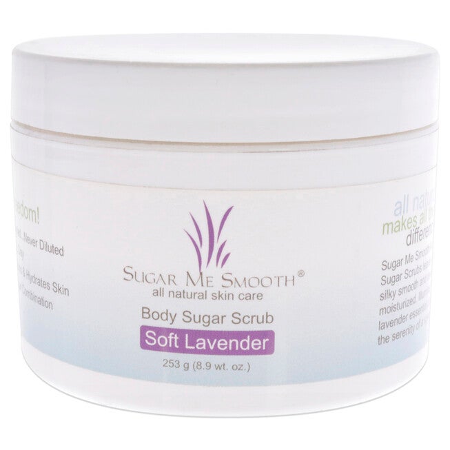 Body Scrub - Soft Lavender by Sugar Me Smooth for Unisex - 8.9 oz Scrub, NA, hi-res image number null