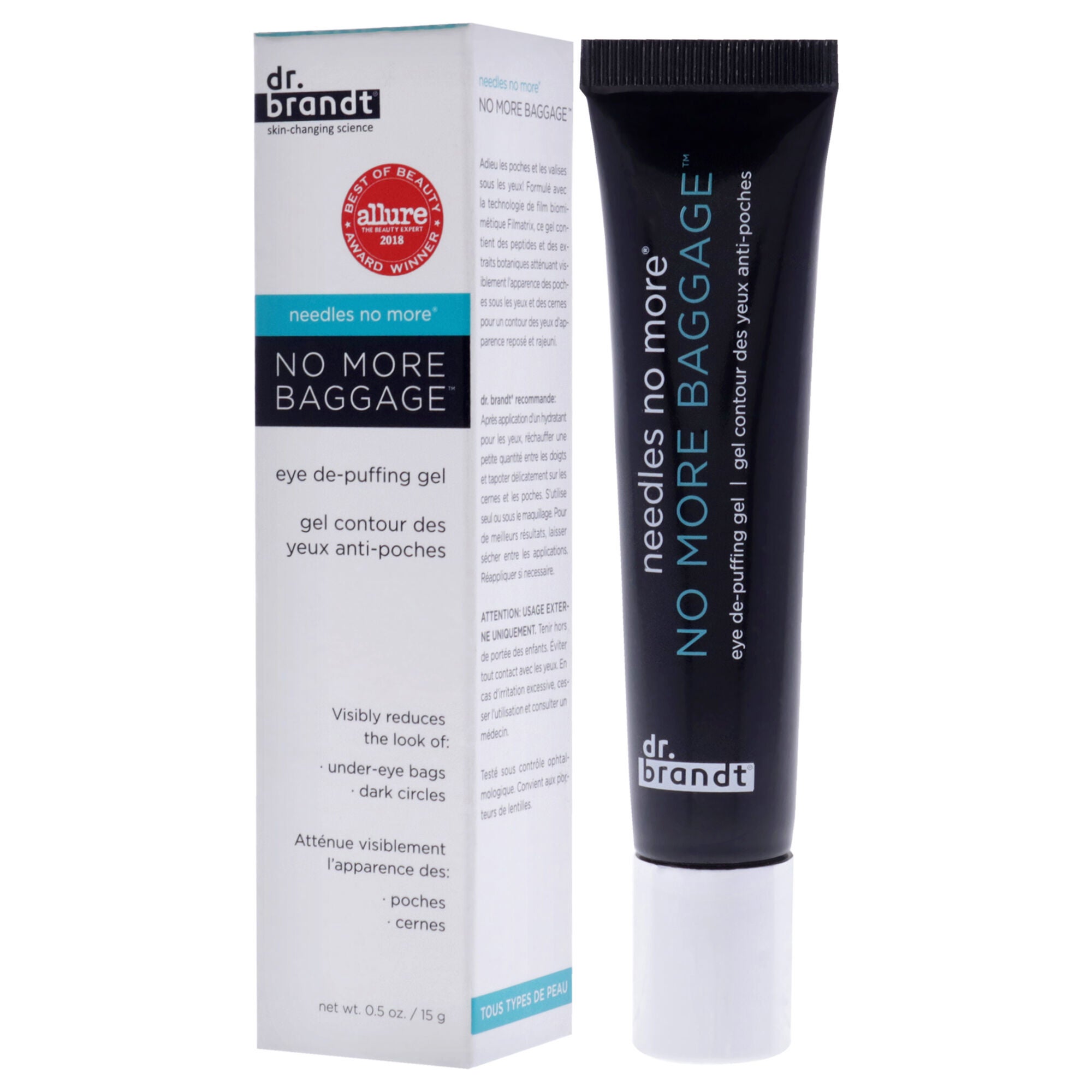 No More Baggage by Dr. Brandt for Unisex - 0.5 oz Gel, , alternate image number 6