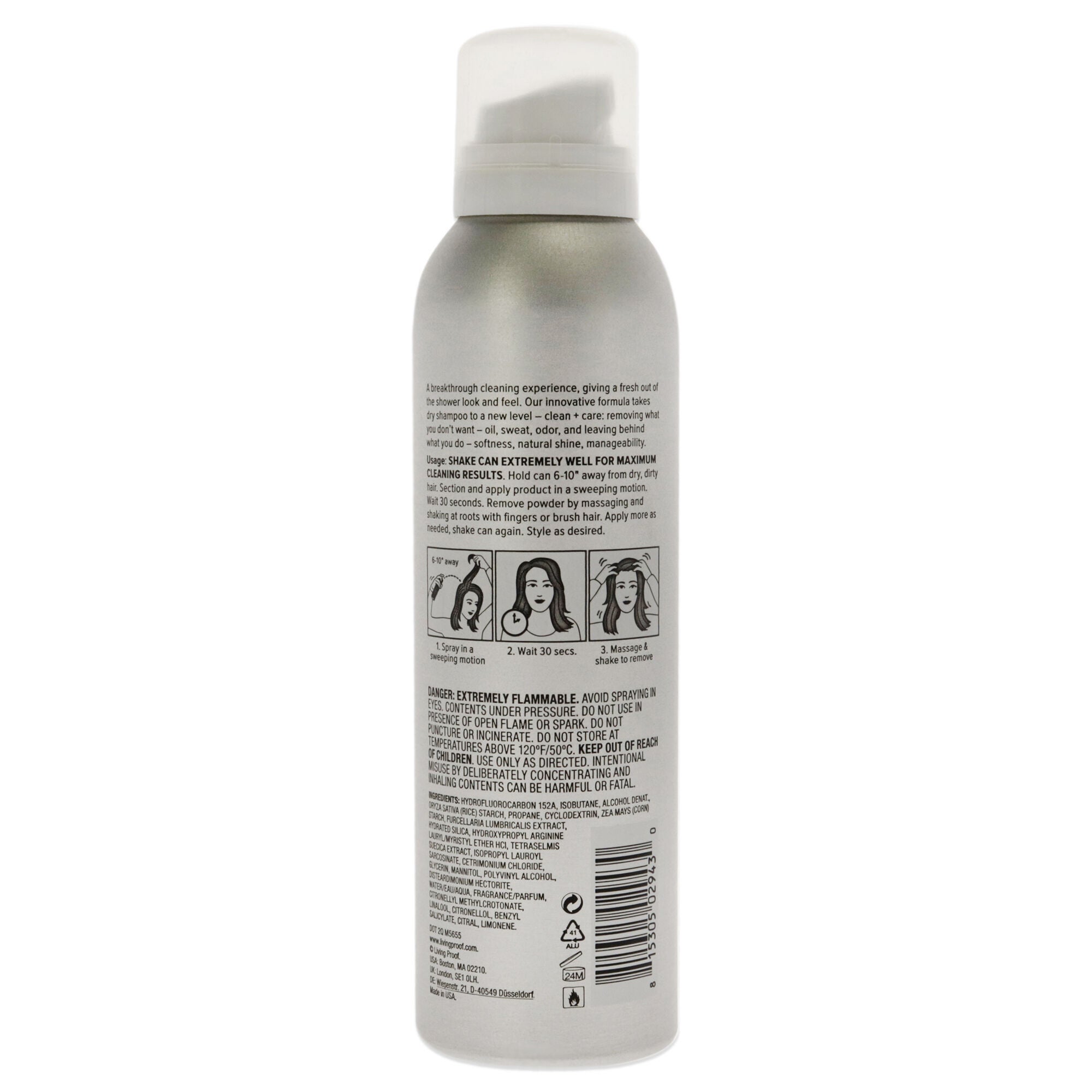 Perfect Hair Day Advance Clean Dry Shampoo by Living Proof for Unisex - 5.5 oz Dry Shampoo, , alternate image number 3