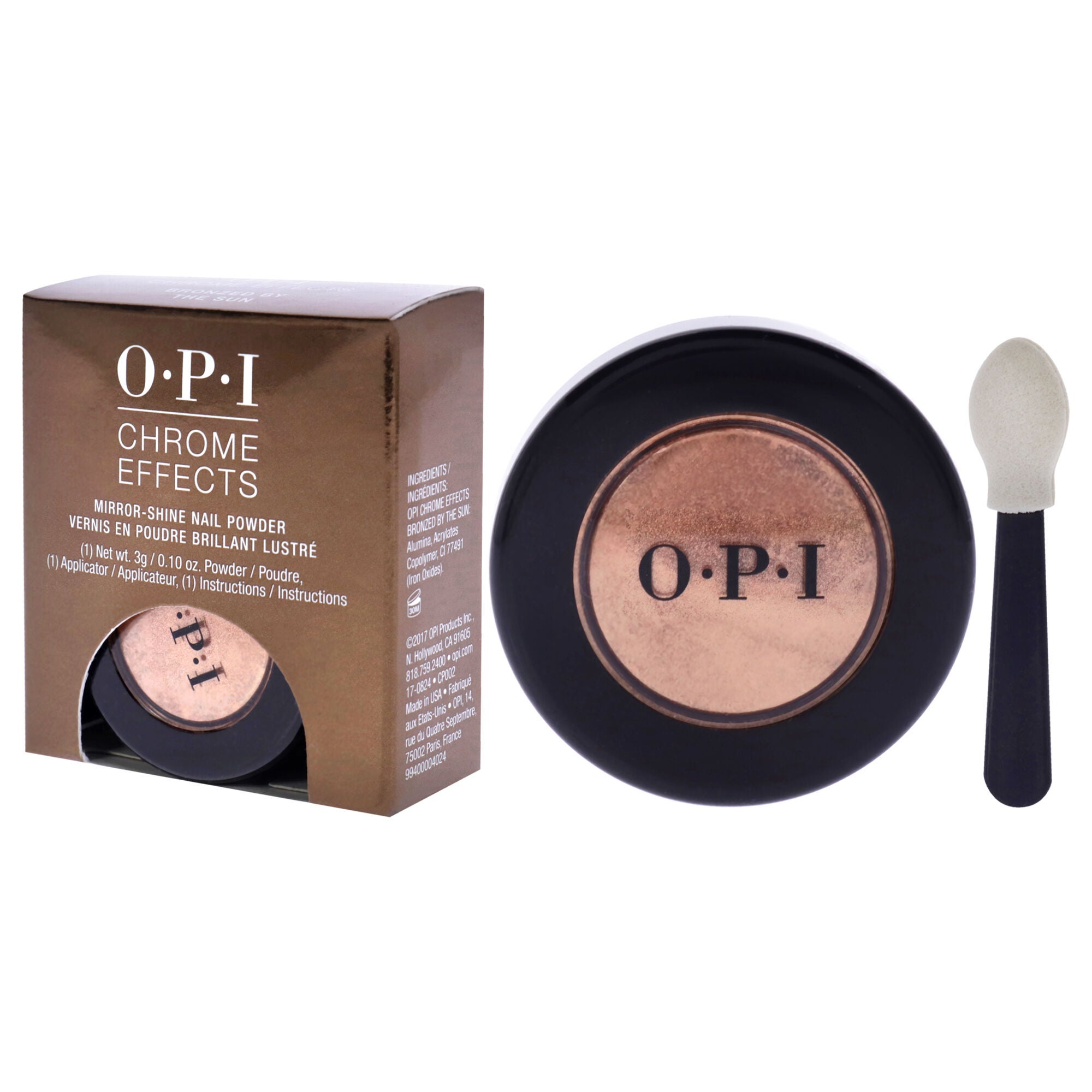 Chrome Effects Mirror Shine Nail Powder - Bronzed By The Sun by OPI for Women - 0.1 oz Nail Powder, See Description, alternate image number 3