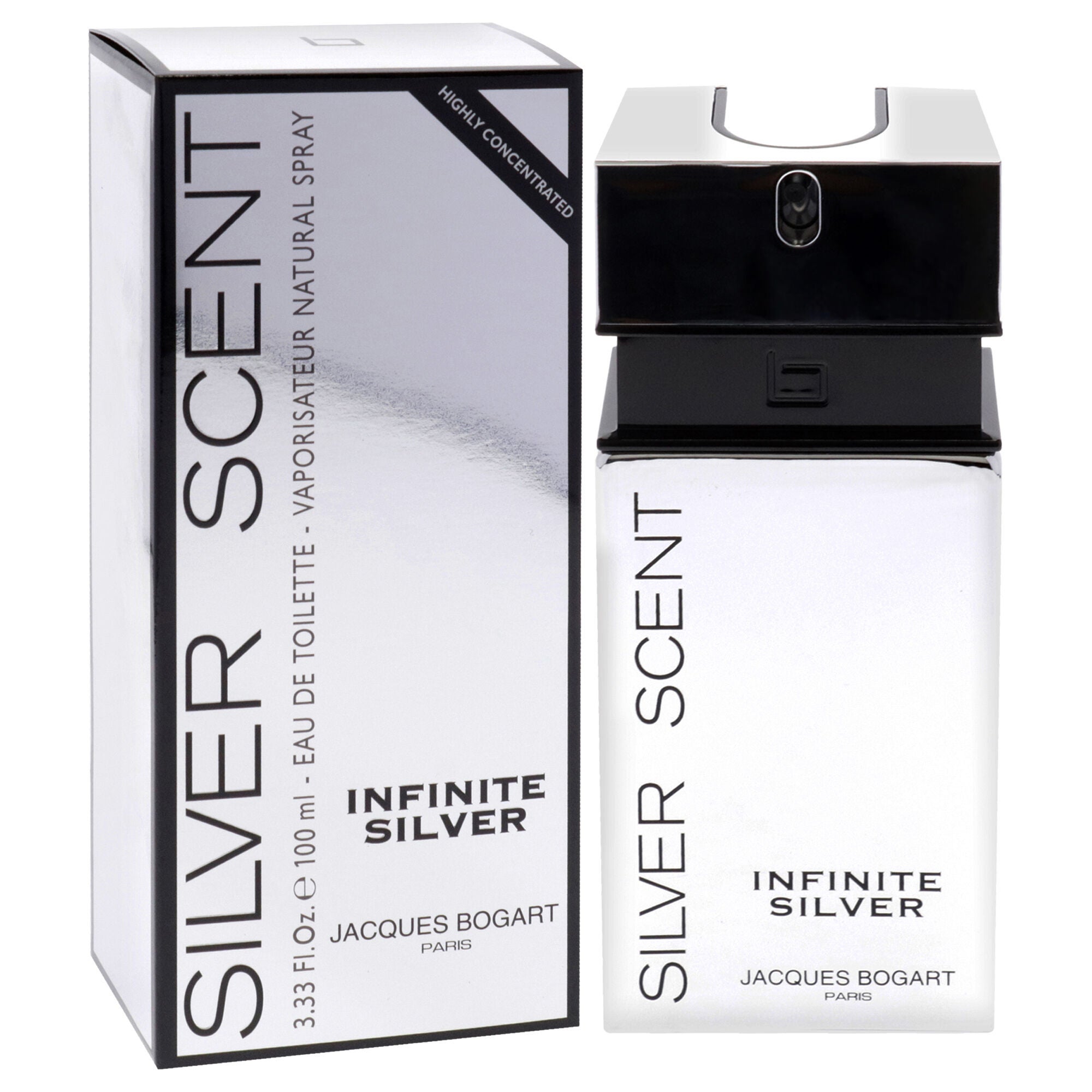 Silver Scent Infinite Silver by Jacques Bogart for Men - 3.33 oz EDT Spray, Clear, alternate image number 2