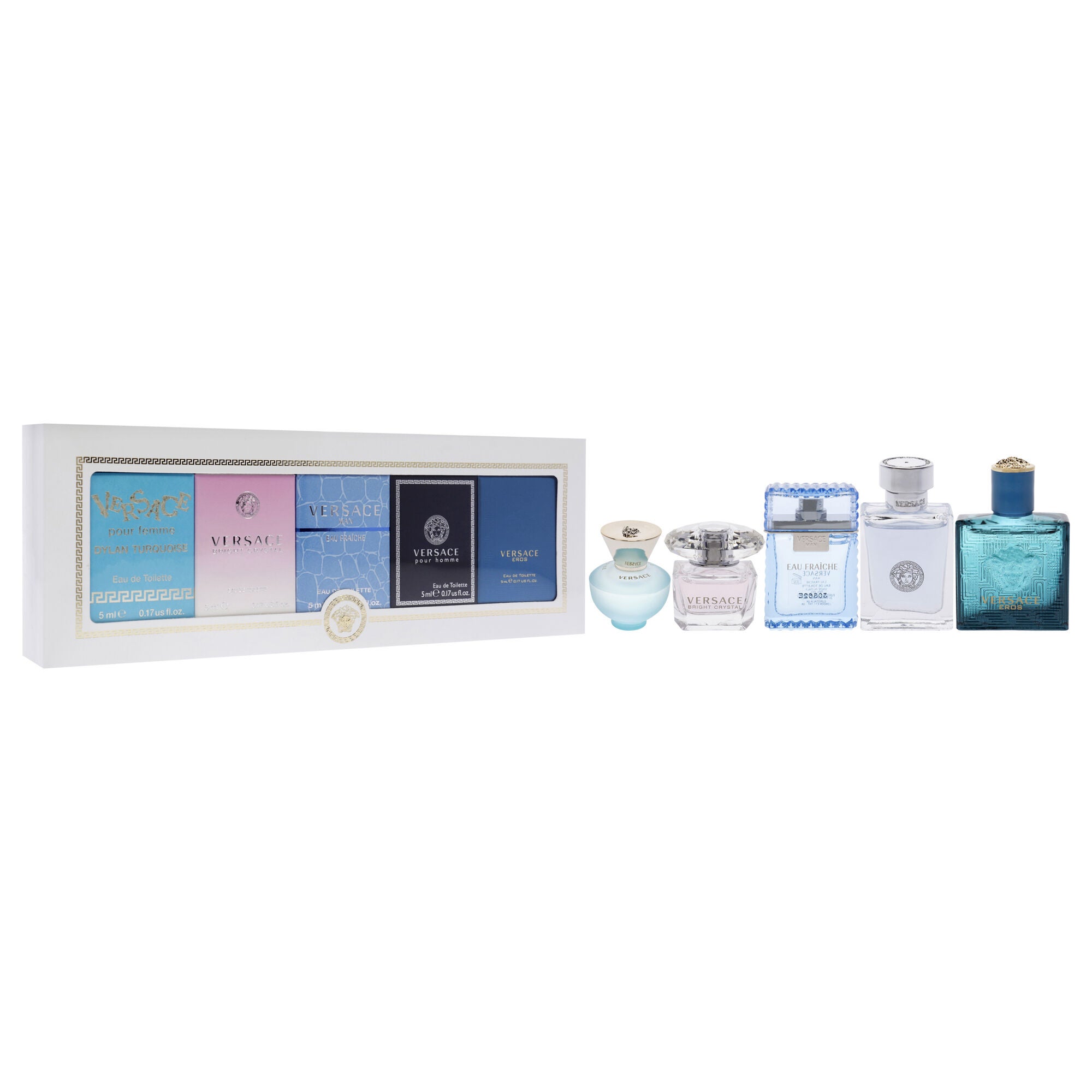 Versace Miniatures Collection by Versace for Unisex - 5 Pc Mini Gift Set 0.17oz, See Description, alternate image number 2