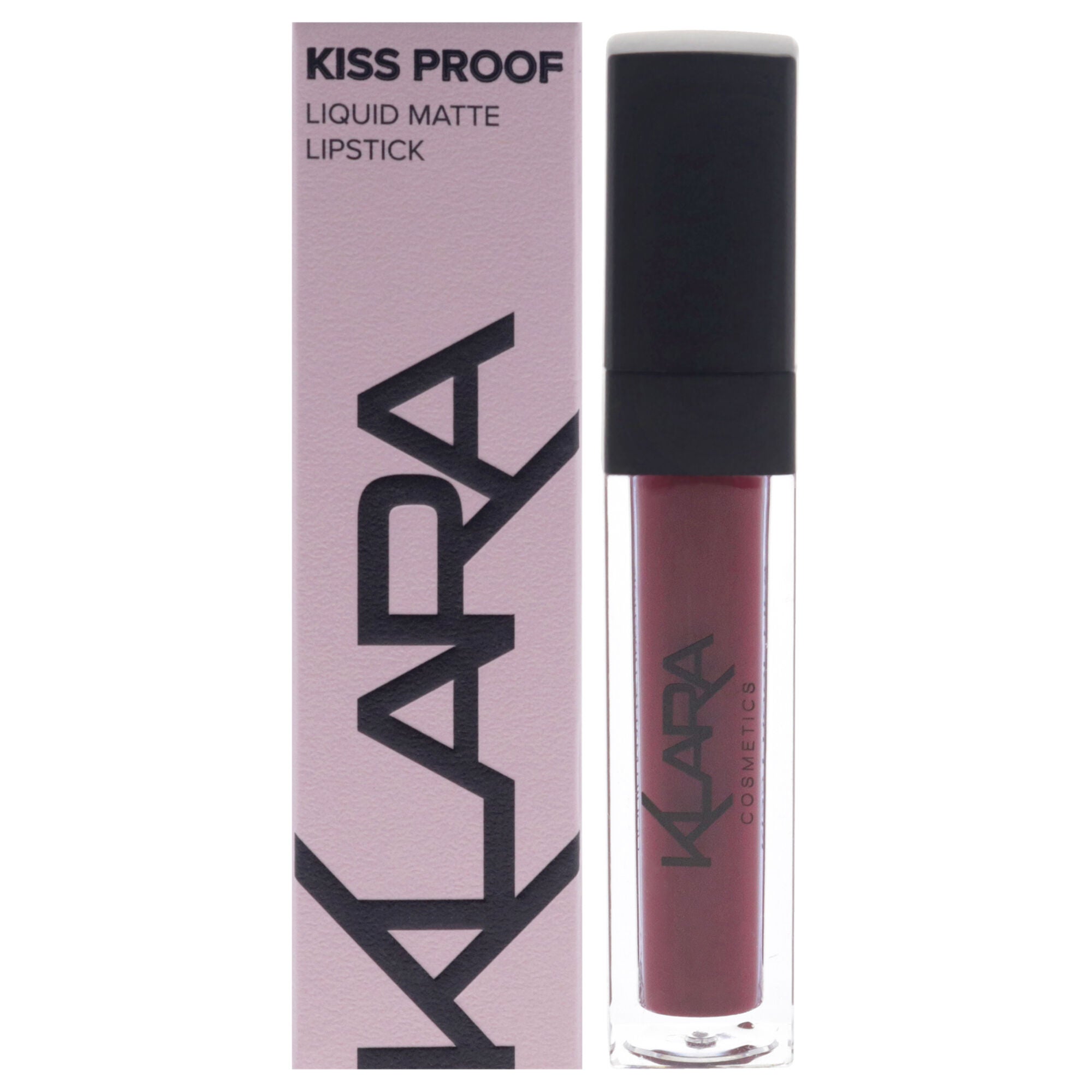 Kiss Proof Liquid Matte Lipstick - 16 Sexy Marsala by Klara for Women - 0.27 oz Lipstick, Red, hi-res image number 0