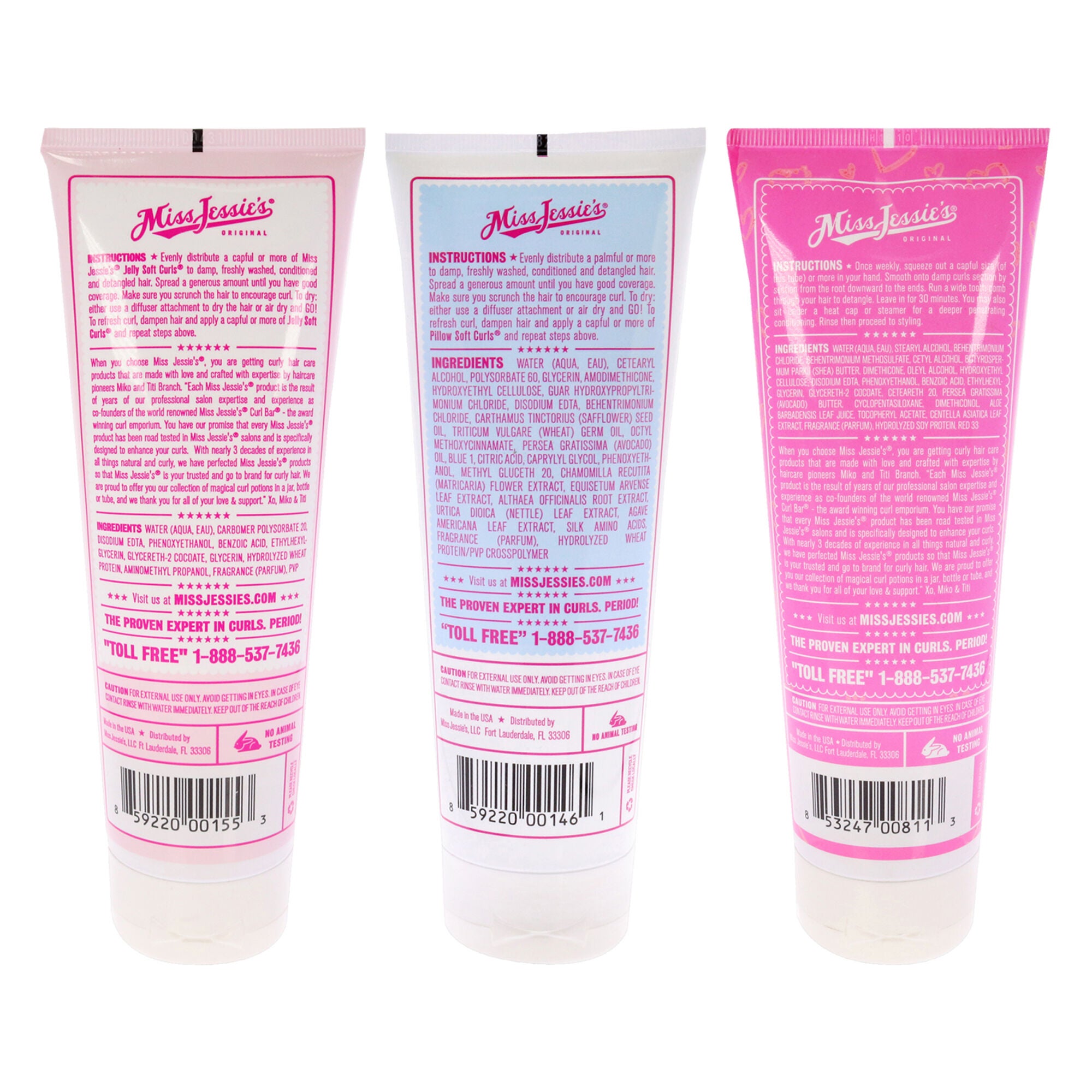Jelly Soft Curl With Pillow Soft Curls and Super Sweetback Treatment Kit by Miss Jessies for Unisex - 3 Pc Kit, , alternate image number 3