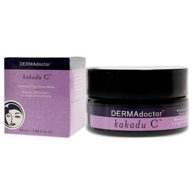 Kakadu C Amethyst Clay Detox Mask by DERMAdoctor for Women - 1.69 oz Mask, NA, alternate image number null