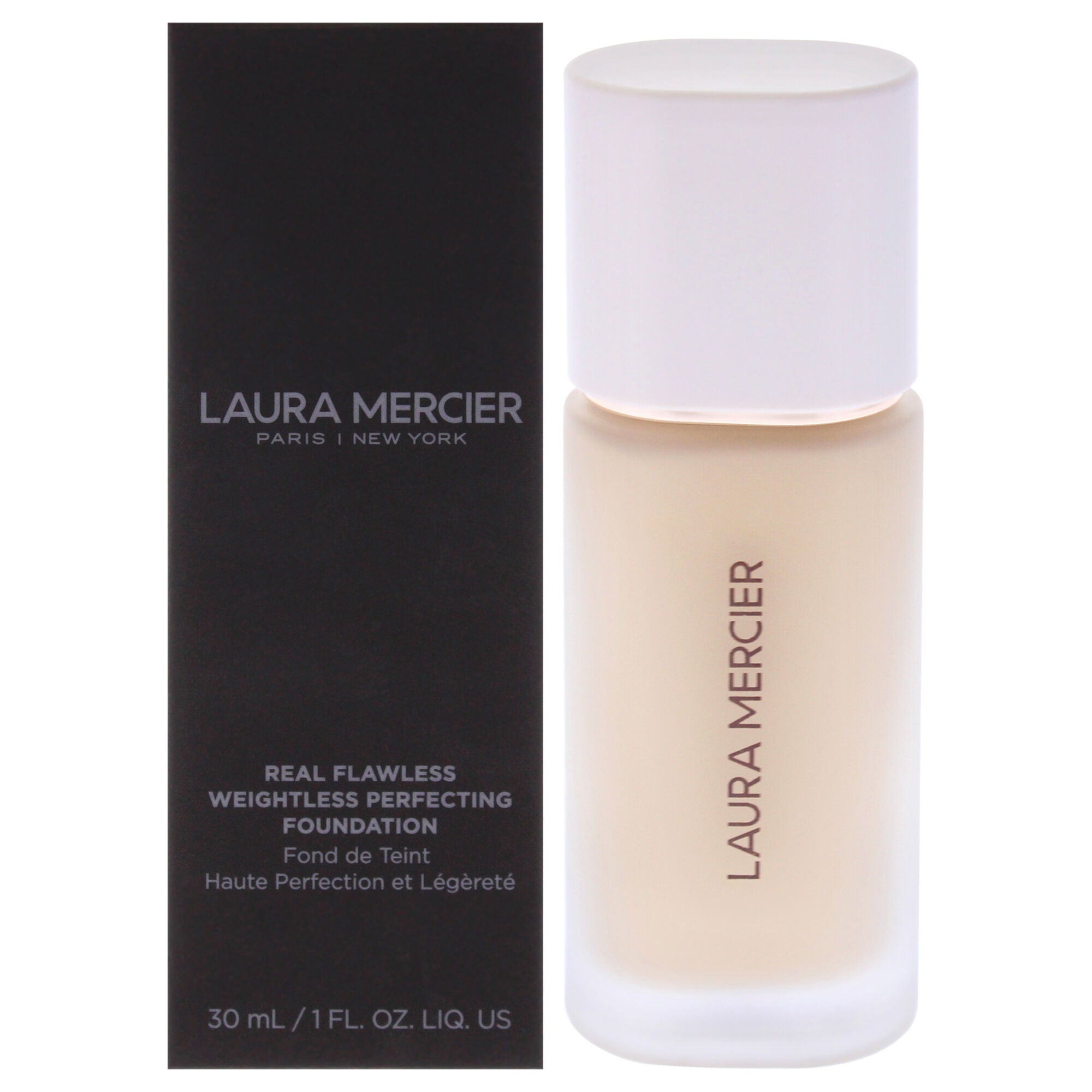 Real Flawless Weightless Perfecting Foundation - 1W1 Cashmere by Laura Mercier for Women - 1 oz Foundation, See Description, hi-res image number 0