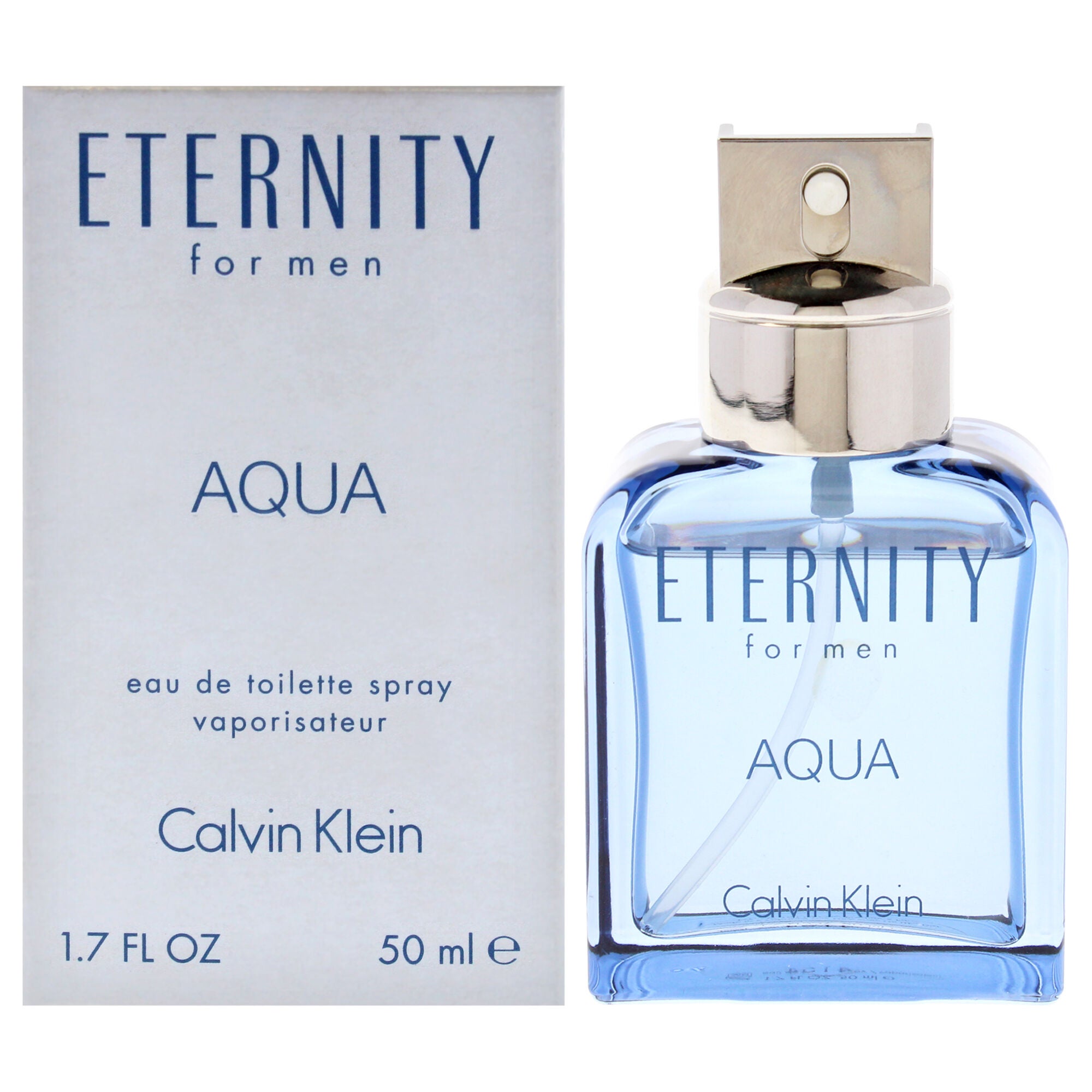 Eternity Aqua by Calvin Klein for Men - 1.6 oz EDT Spray, See Description, hi-res image number 0