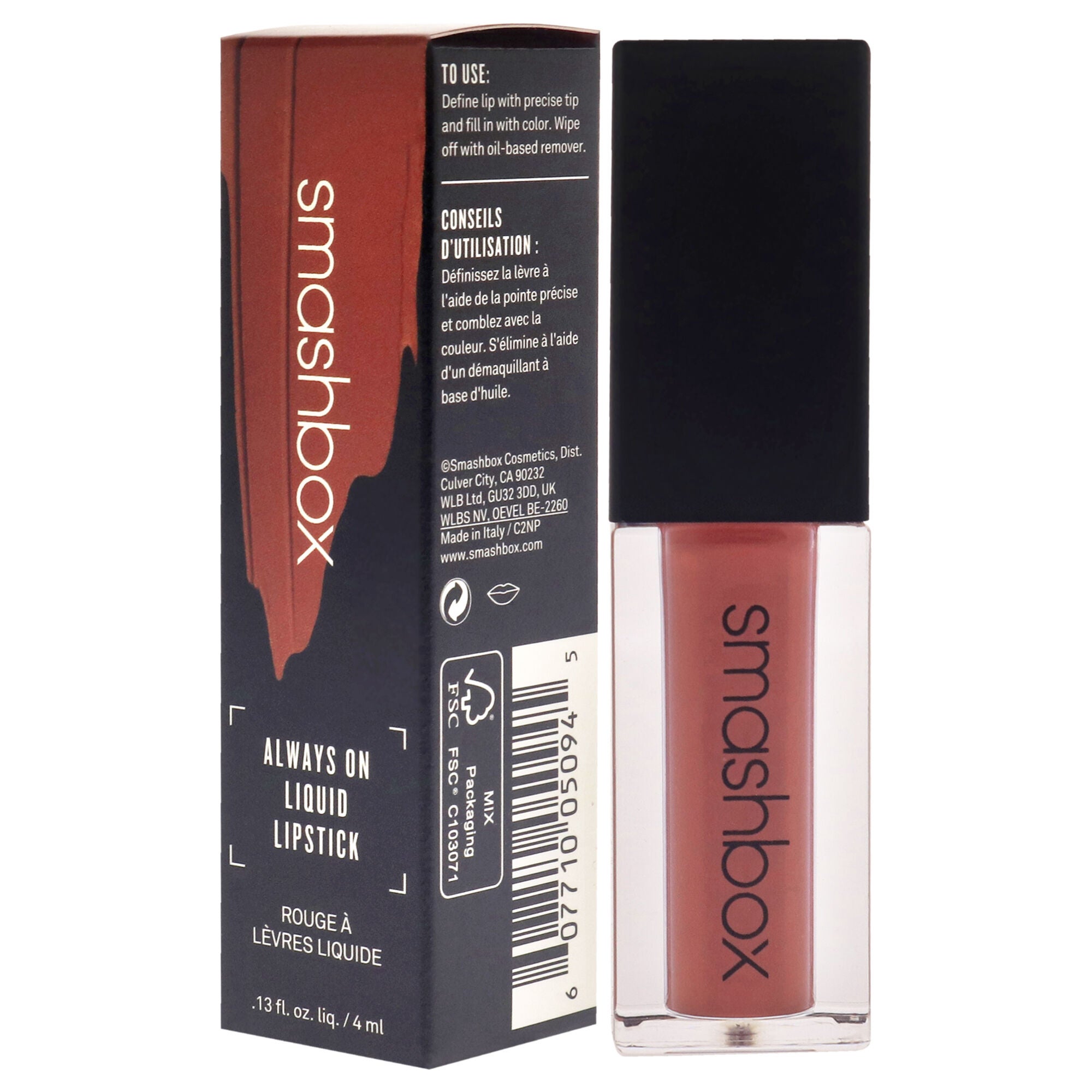 Always On Liquid Lipstick - Drivers Seat by SmashBox for Women - 0.13 oz Lipstick, See Description, alternate image number 3