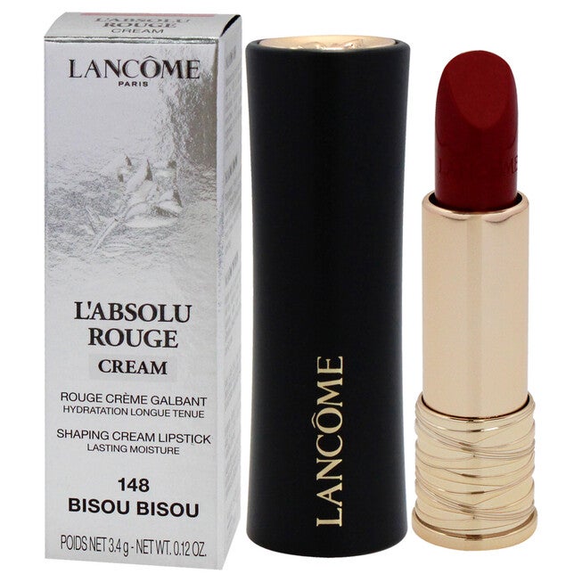 LAbsolu Rouge Cream Lipstick - 148 Bisou by Lancome for Women - 0.12 oz Lipstick, NA, alternate image number null