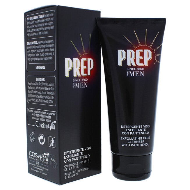 Exfoliating Face Cleanser with Panthenol by Prep for Men - 3.4 oz Cleanser, NA, alternate image number null