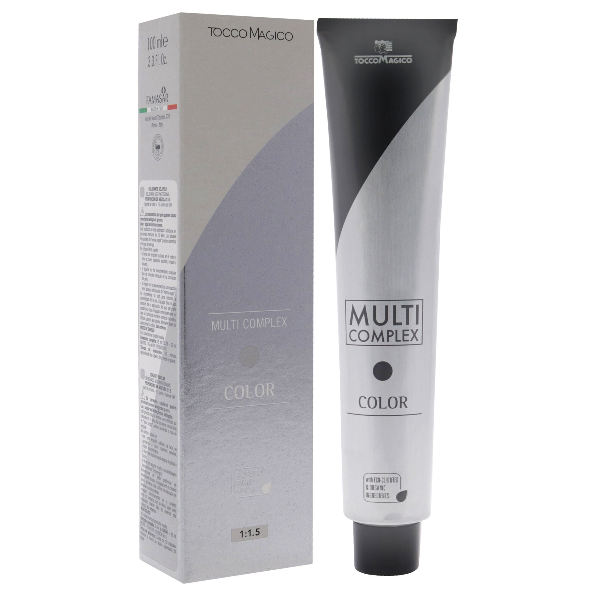 Multi Complex Permanet Hair Color - Neutral-0.00 Tone Diluter-Gloss by Tocco Magico for Unisex - 3.38 oz Hair Color, See Description, alternate image number 1