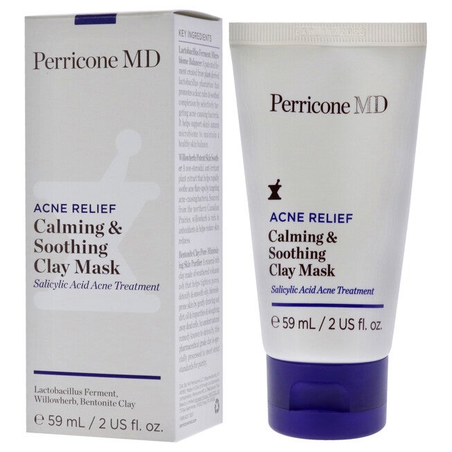 Acne Relief Calming and Soothing Clay Mask by Perricone MD for Unisex - 2 oz Mask, See Description, alternate image number 3