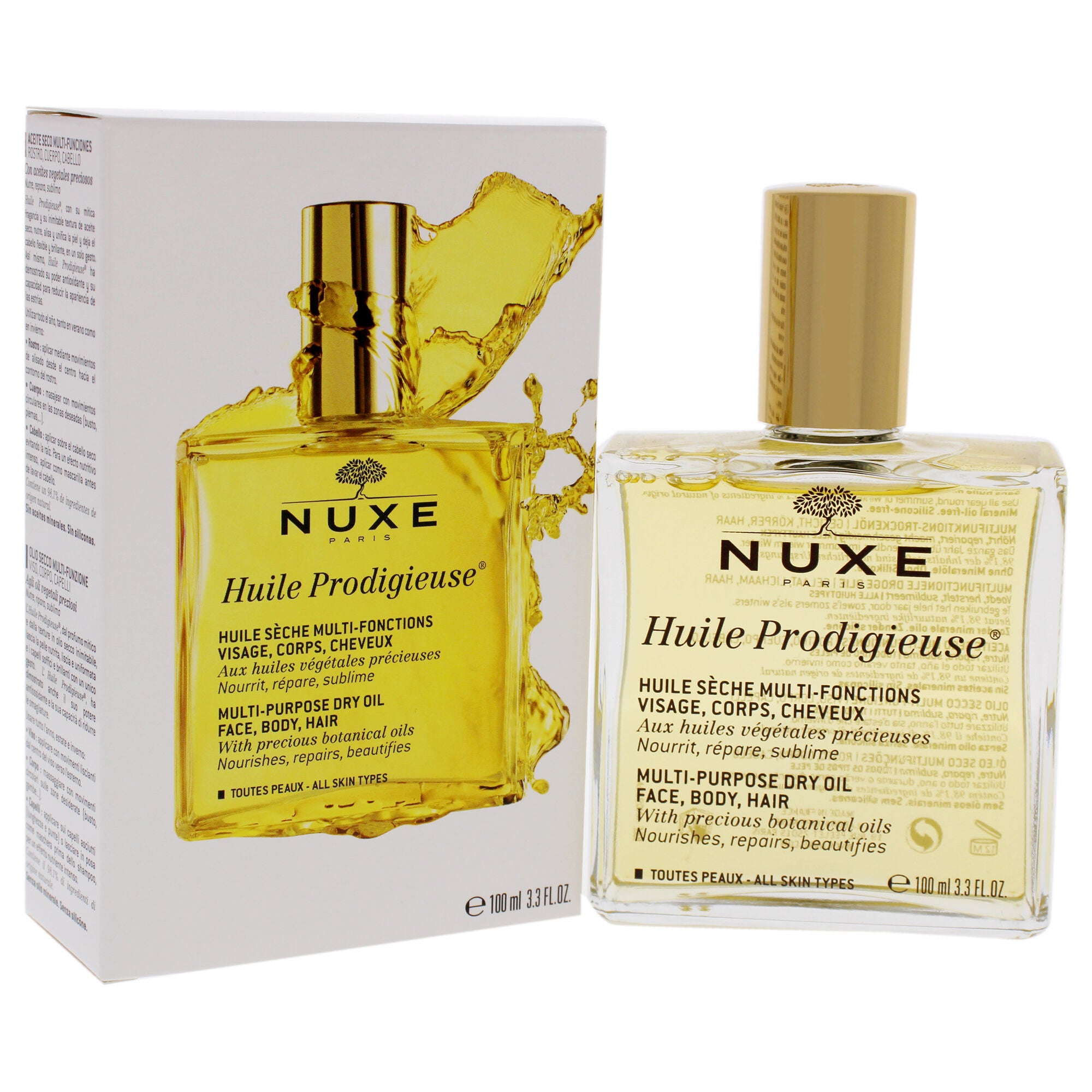 Huile Prodigieuse Multi-Purpose Dry Oil by Nuxe for Unisex - 3.3 oz Oil, See Description, alternate image number 2