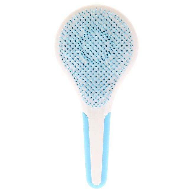 Wet and Dry Hair Detangler Thick and Curly Hair - Blue-White by Michel Mercier for Women - 1 Pc Hair Brush, See Description, alternate image number 4