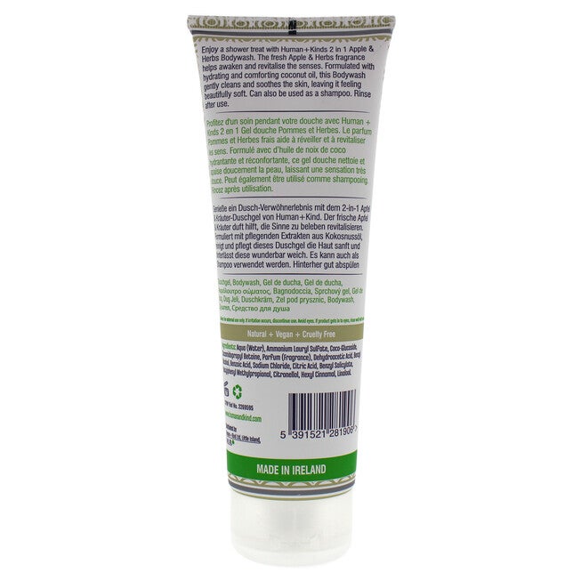 Body Wash - Apple and Herbs by Human+Kind for Unisex - 8.45 oz Body Wash, NA, alternate image number null