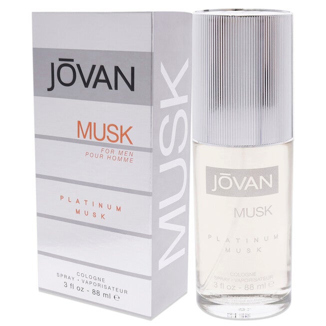 Jovan Platinum Musk by Jovan for Men - 3 oz EDC Spray, , alternate image number null