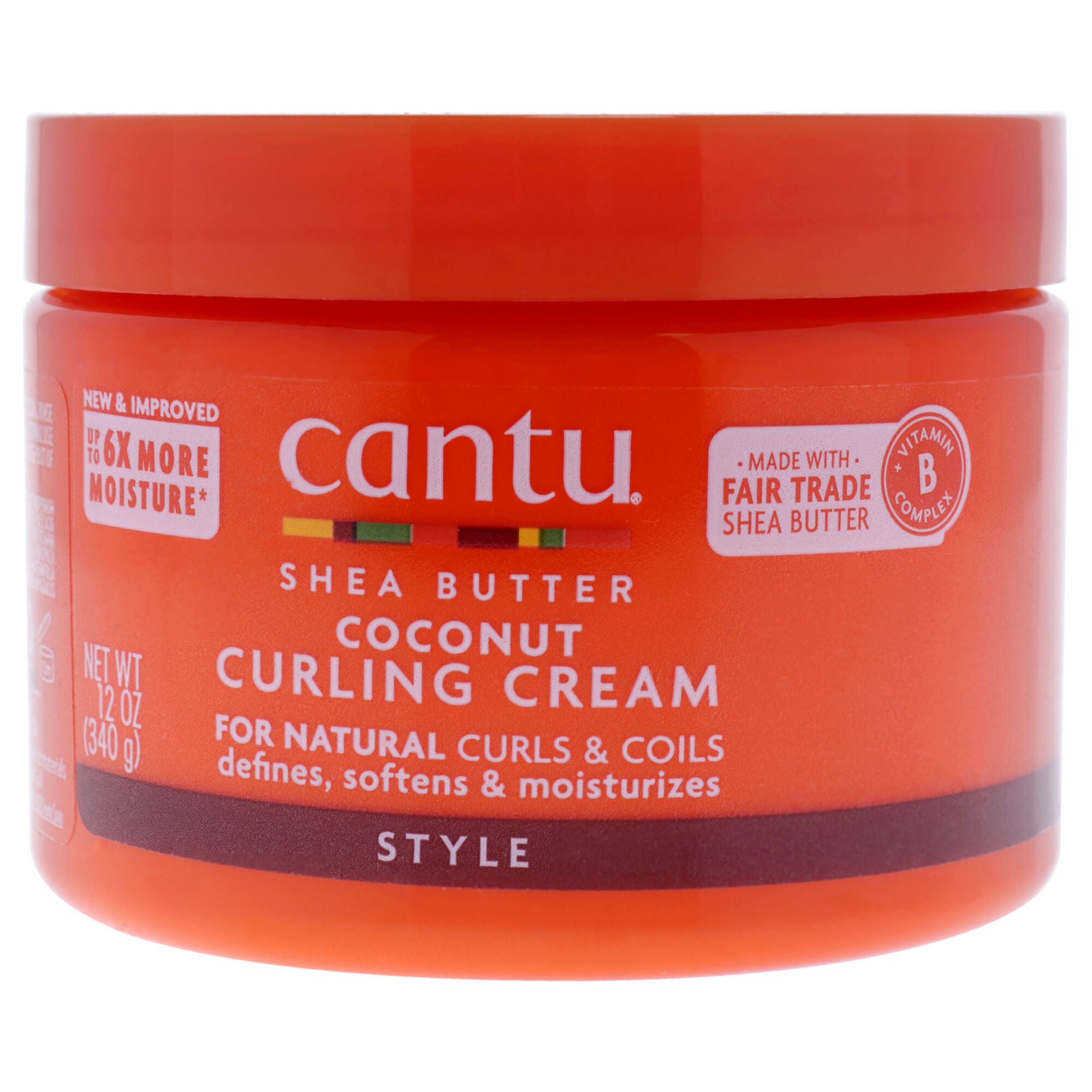 Shea Butter Coconut Curling Cream by Cantu for Unisex - 12 oz Cream, See Description, hi-res image number 0