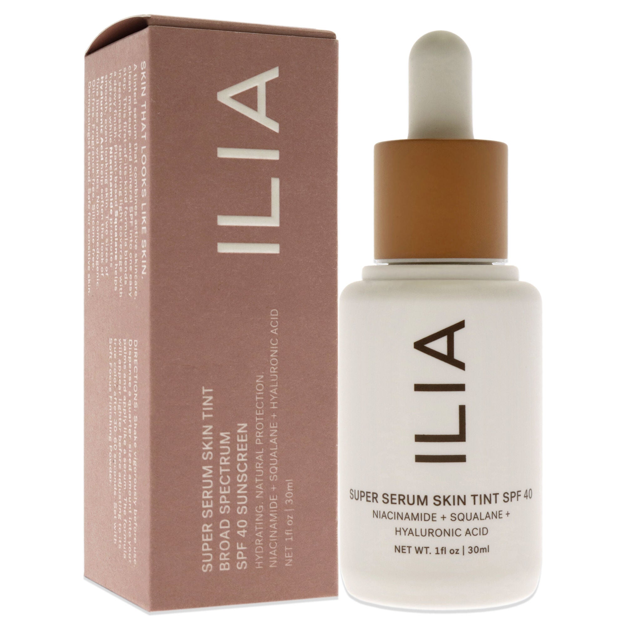 Super Serum Skin Tint Foundation SPF 40 - ST10 Porto Ferro by ILIA Beauty for Women - 1 oz Foundation, See Description, alternate image number 2