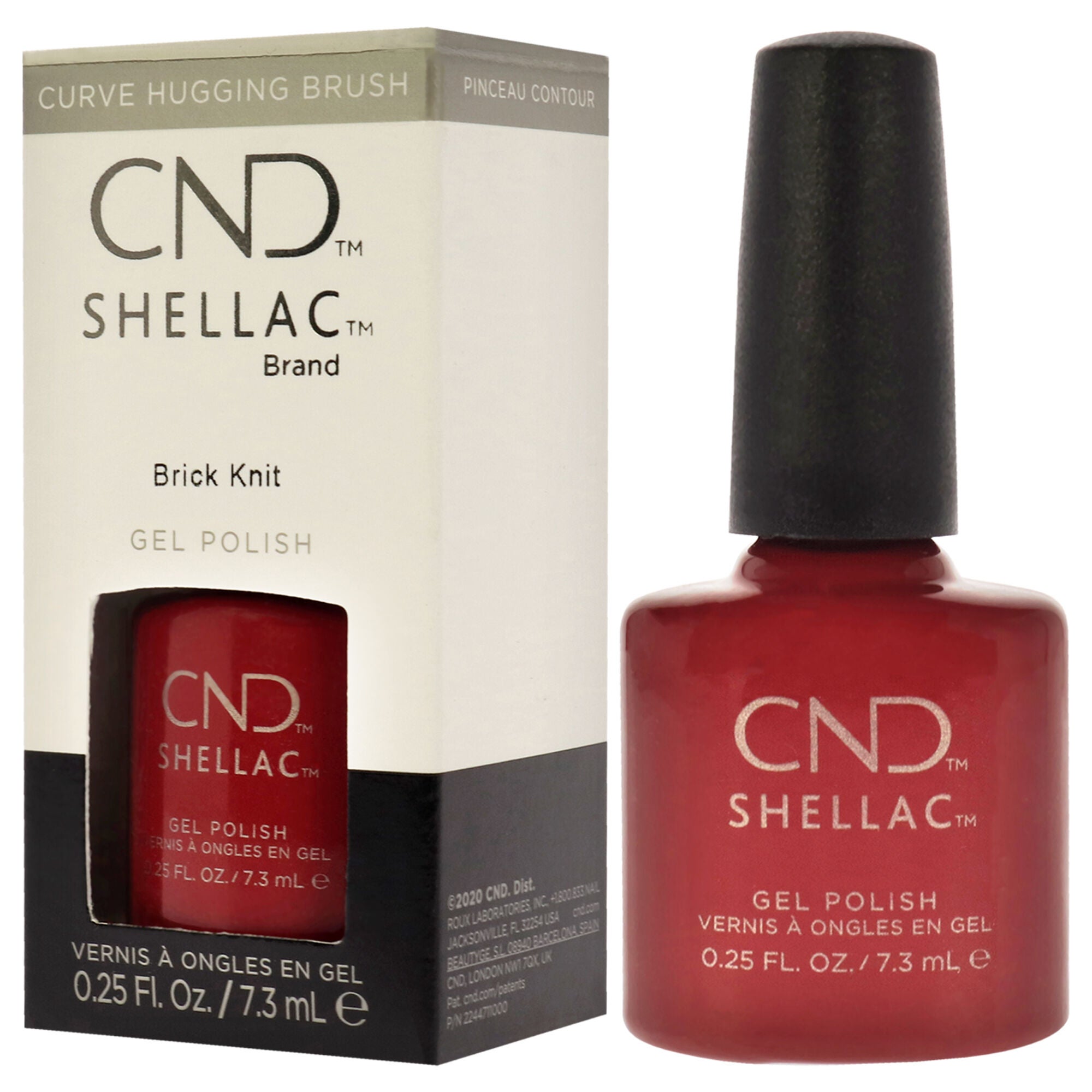 Shellac Nail Color - Brick Knit by CND for Women - 0.25 oz Nail Polish, , alternate image number 8