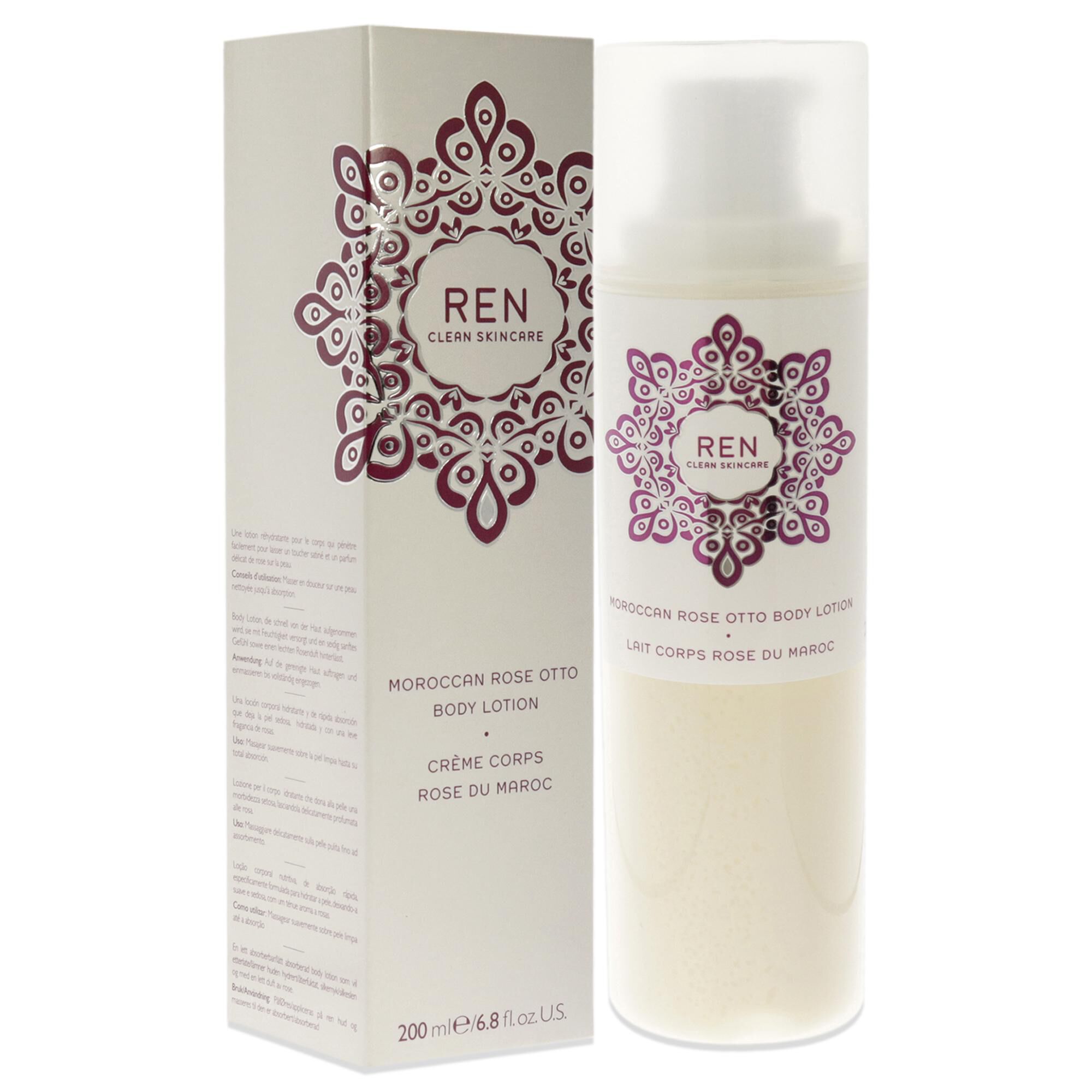 Moroccan Rose Otto Body Lotion by REN for Unisex - 6.8 oz Lotion, , alternate image number 7