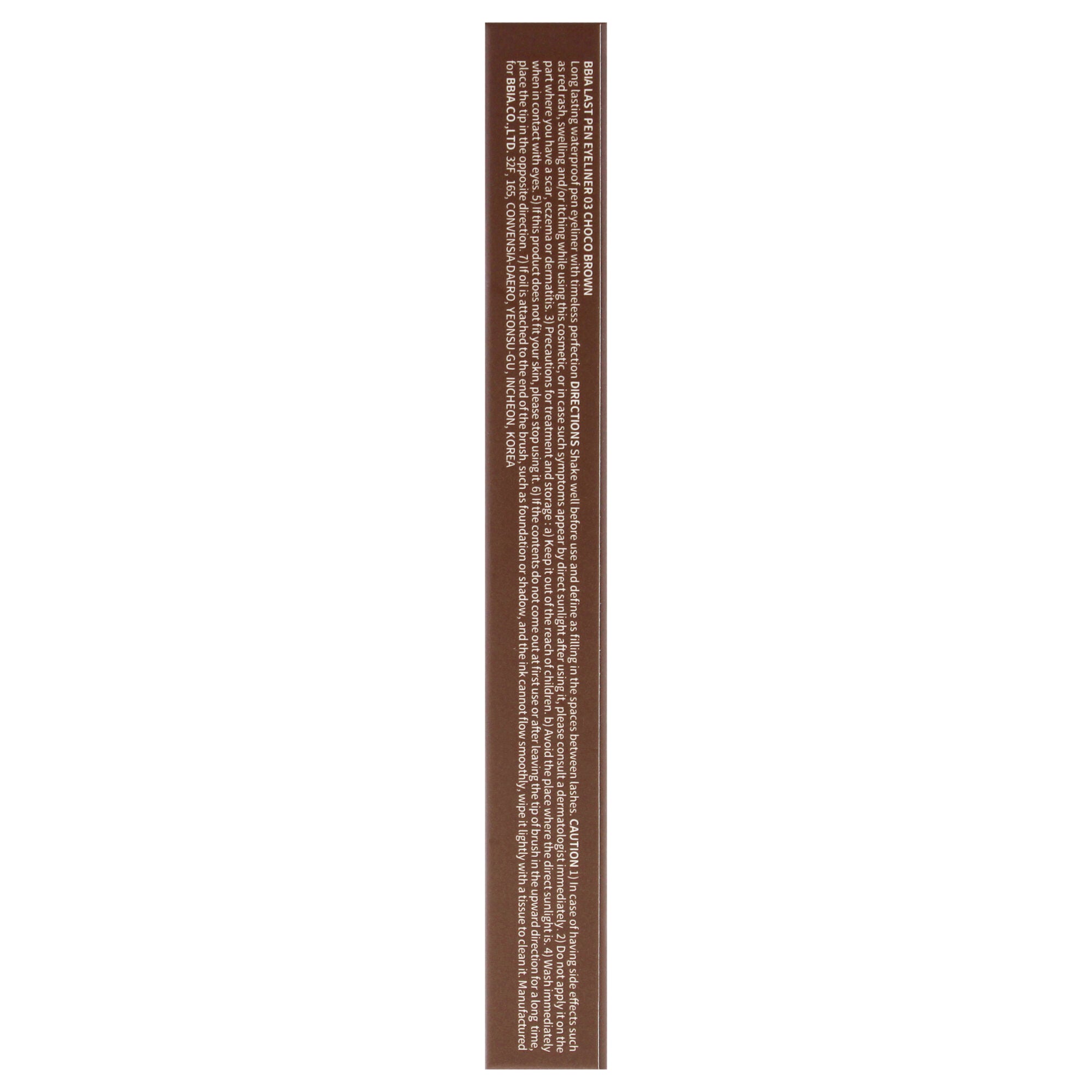 Last Pen Eyeliner - 03 Choco Brown by BBIA for Women - 0.02 oz Eyeliner, Brown, alternate image number 5