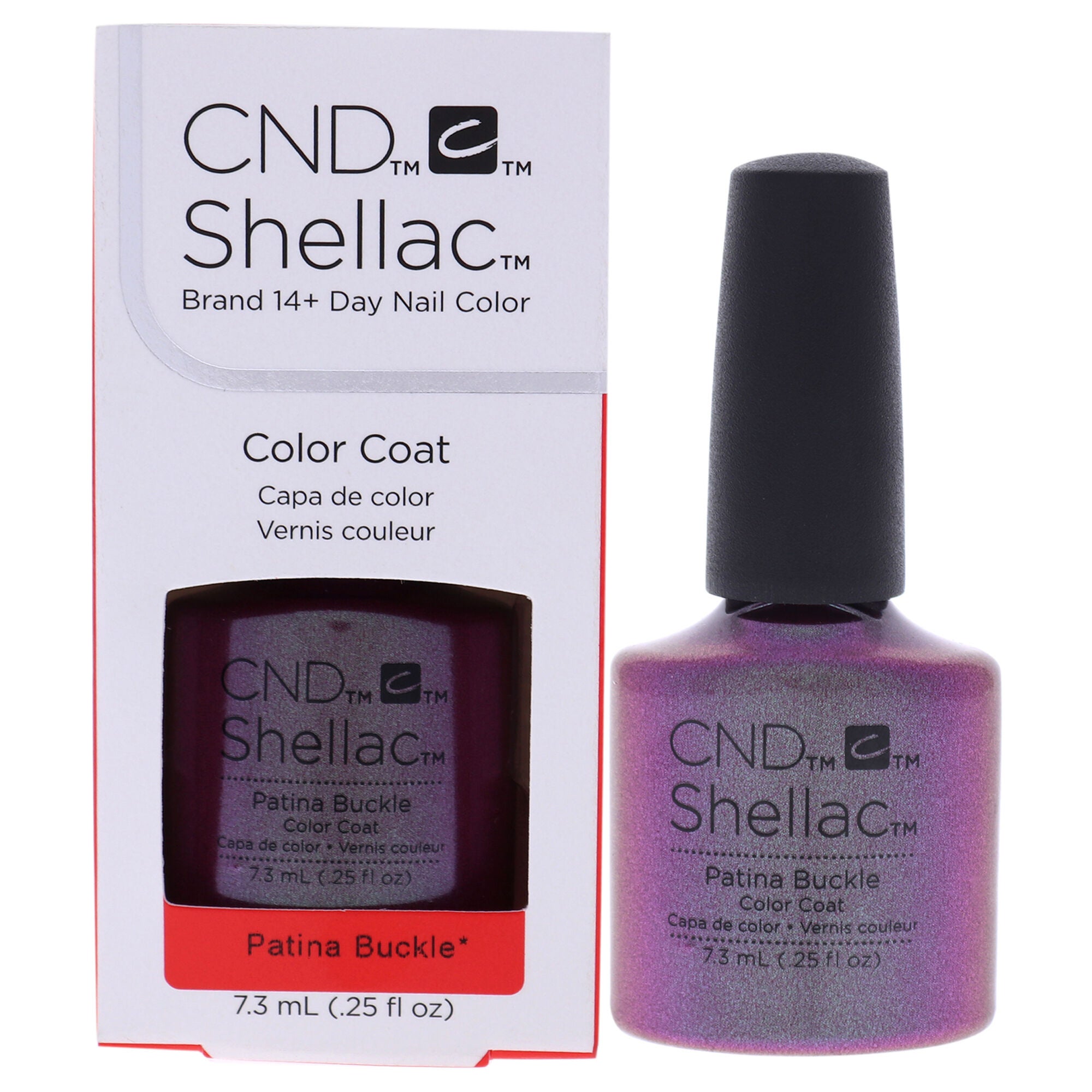 Shellac Nail Color - Patina Buckle by CND for Women - 0.25 oz Nail Polish, See Description, hi-res image number 0