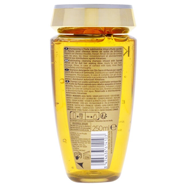 Elixir Ultime Le Bain Shampoo by Kerastase for Unisex - 8.5 oz Shampoo, , alternate image number 5