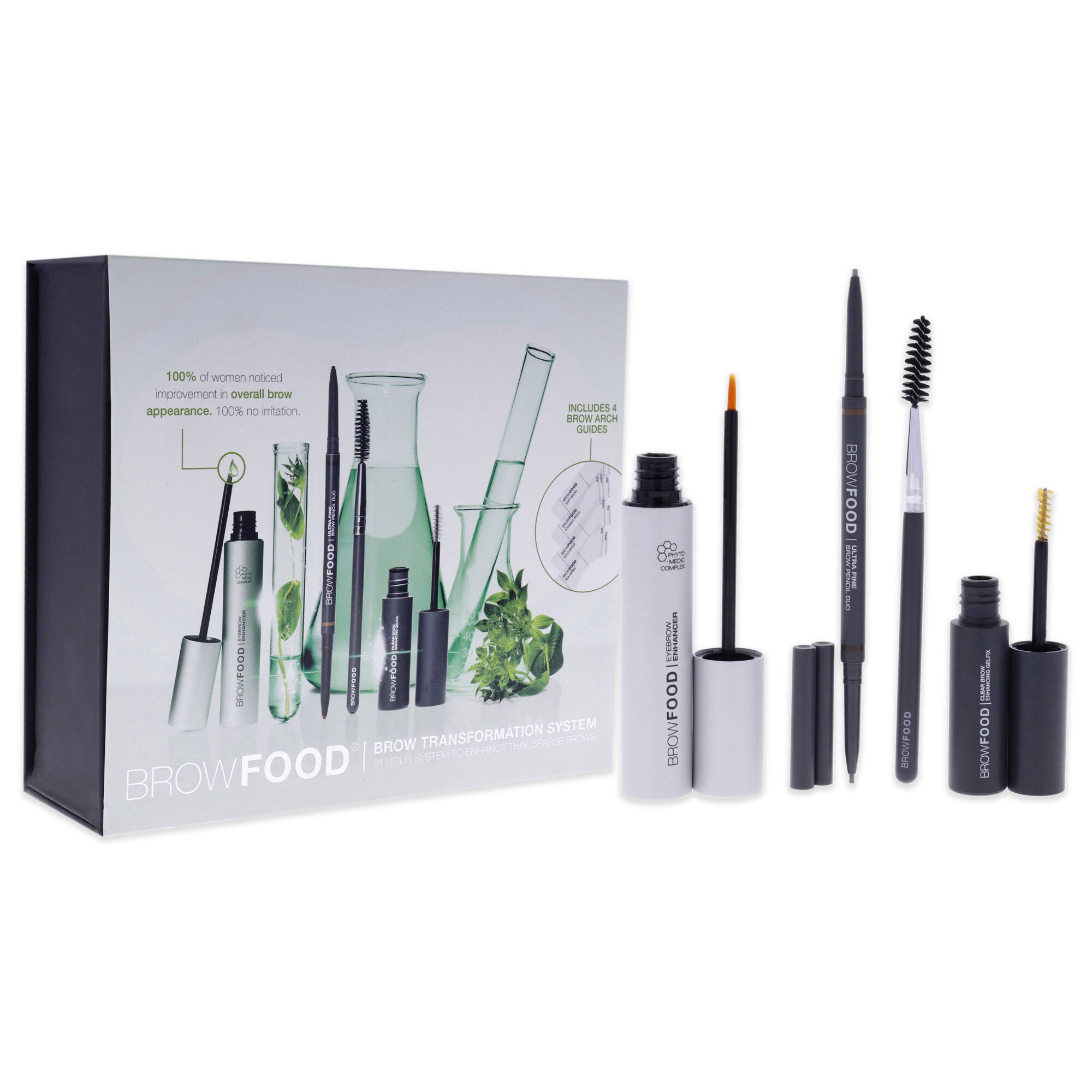 BrowFood Brow Transformation System by LashFood for Women - 5 Pc, See Description, alternate image number 2