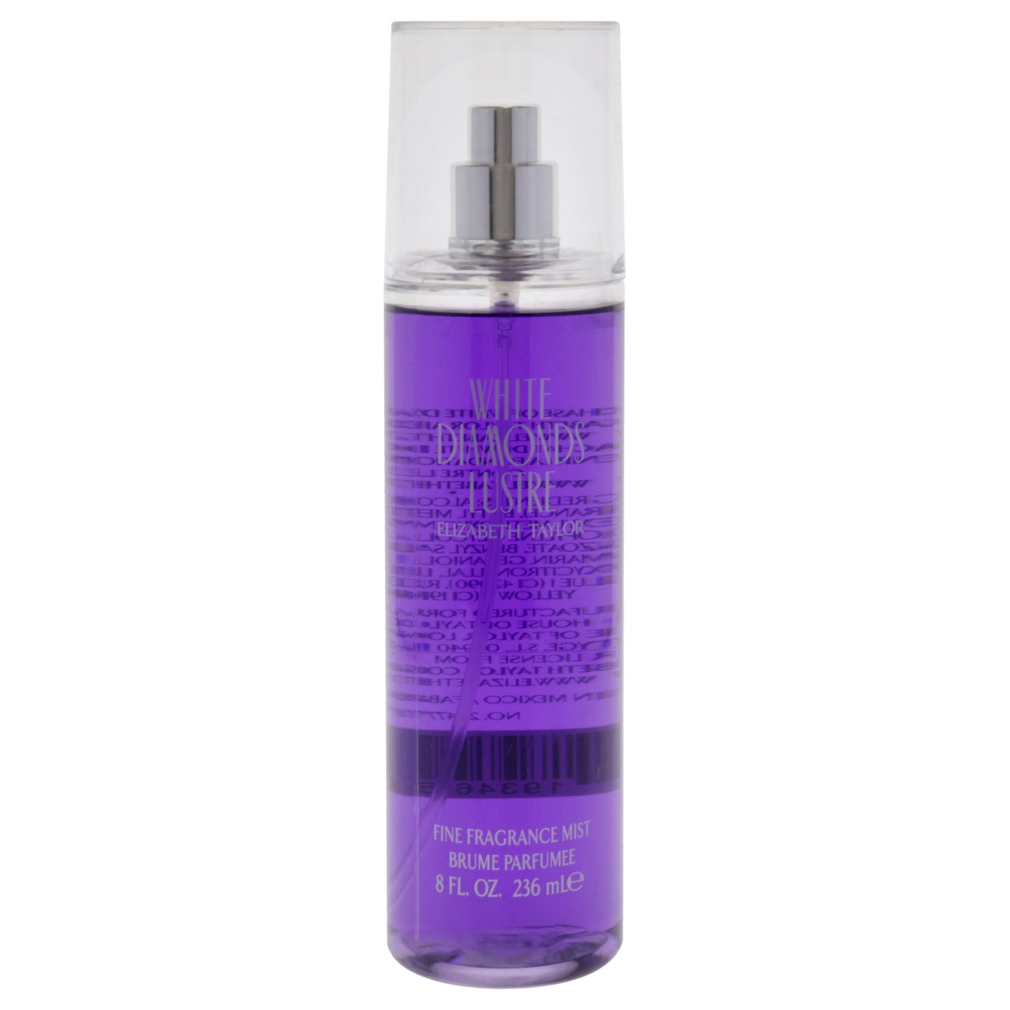 White Diamonds Lustre by Elizabeth Taylor for Women - 8 oz Fragrance Mist, Clear, hi-res image number 0