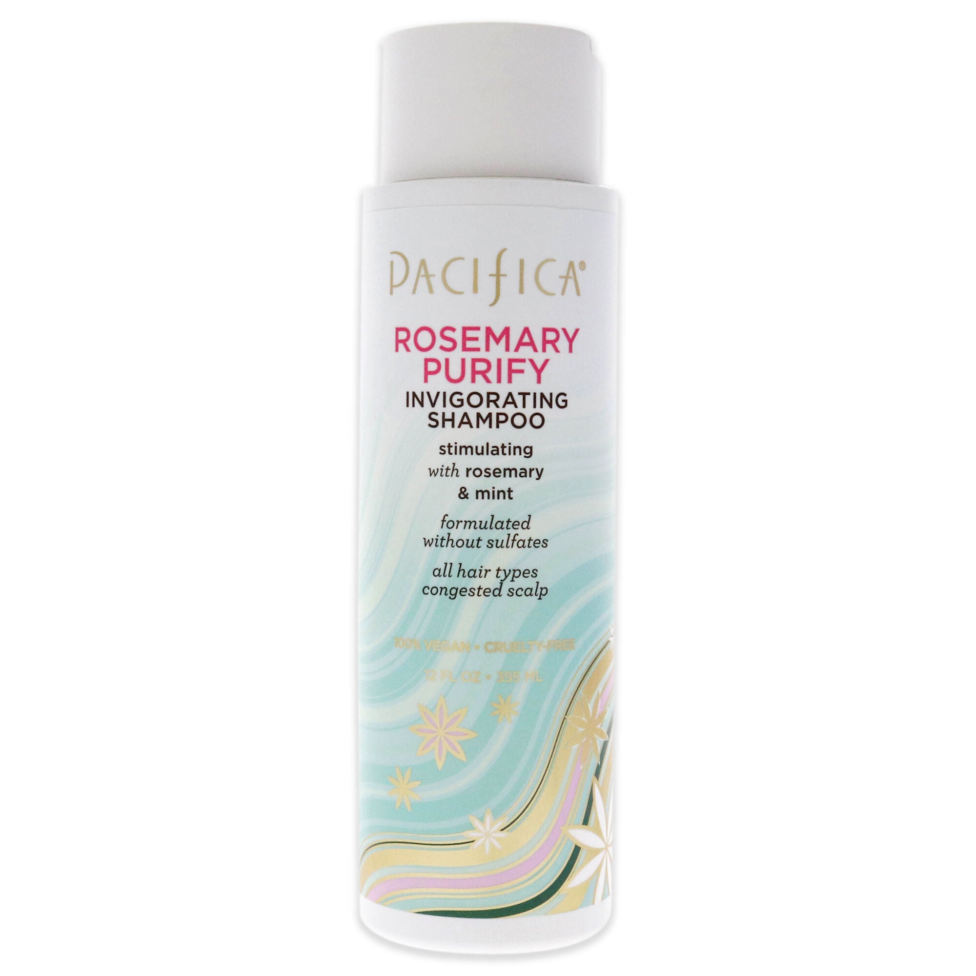 Invigorating Shampoo - Rosemary Purify by Pacifica for Unisex - 12 oz Shampoo, See Description, hi-res image number 0